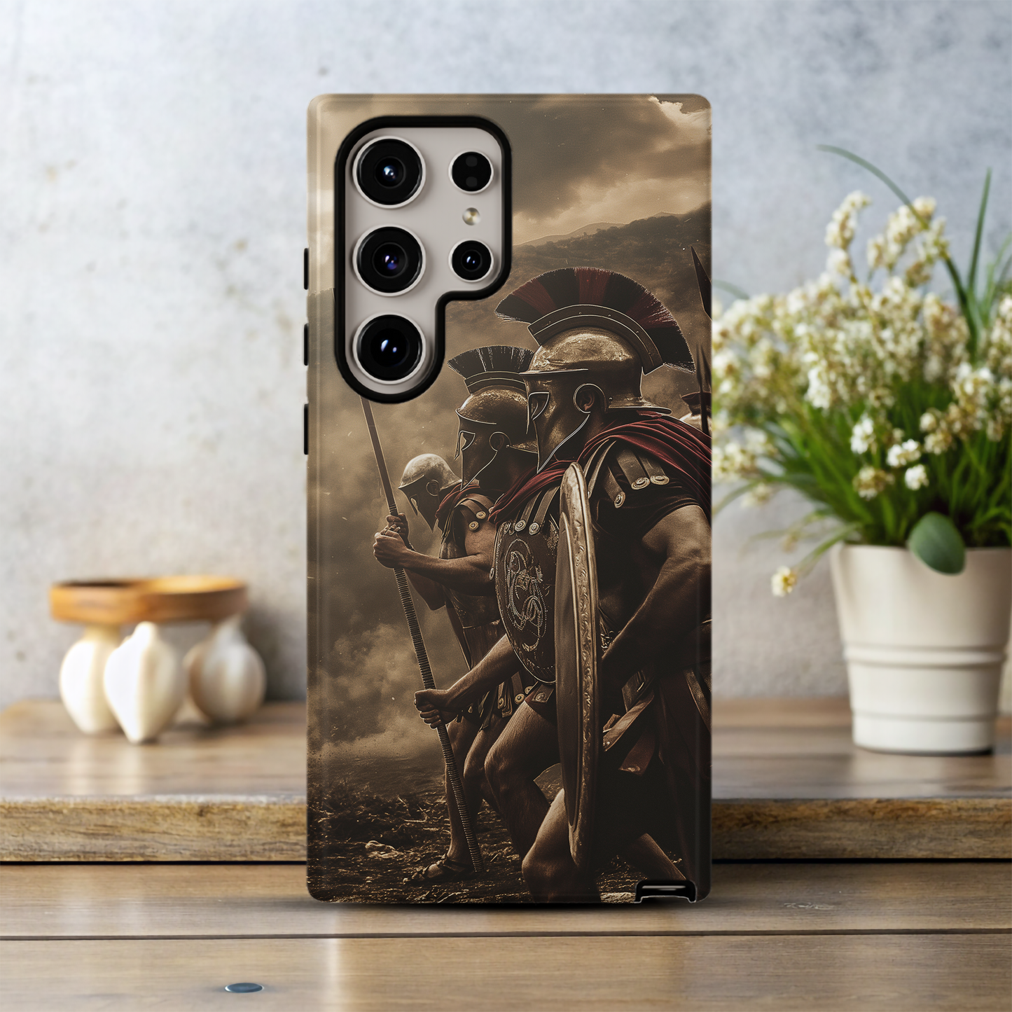 Spartan Warriors Phone Case – Timeless Valor with Everyday Protection