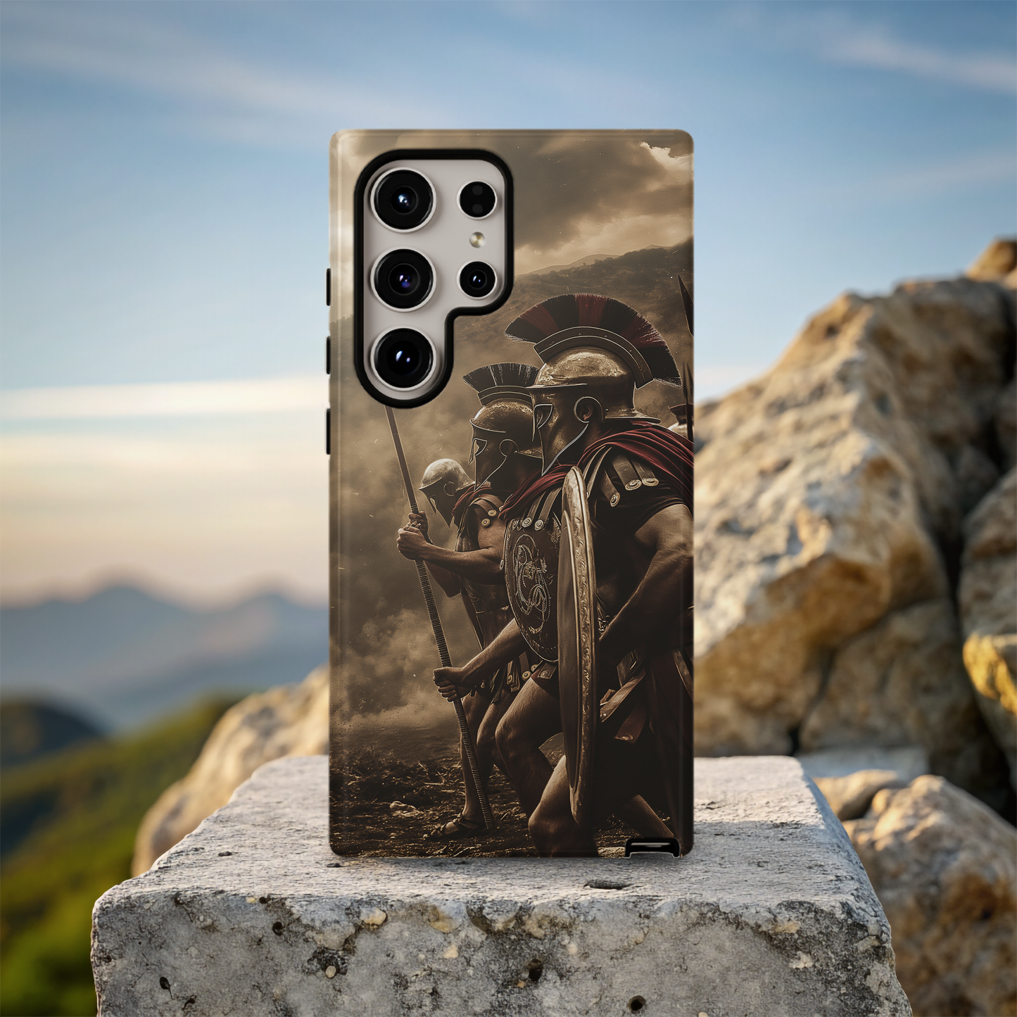 Spartan Warriors Phone Case – Timeless Valor with Everyday Protection