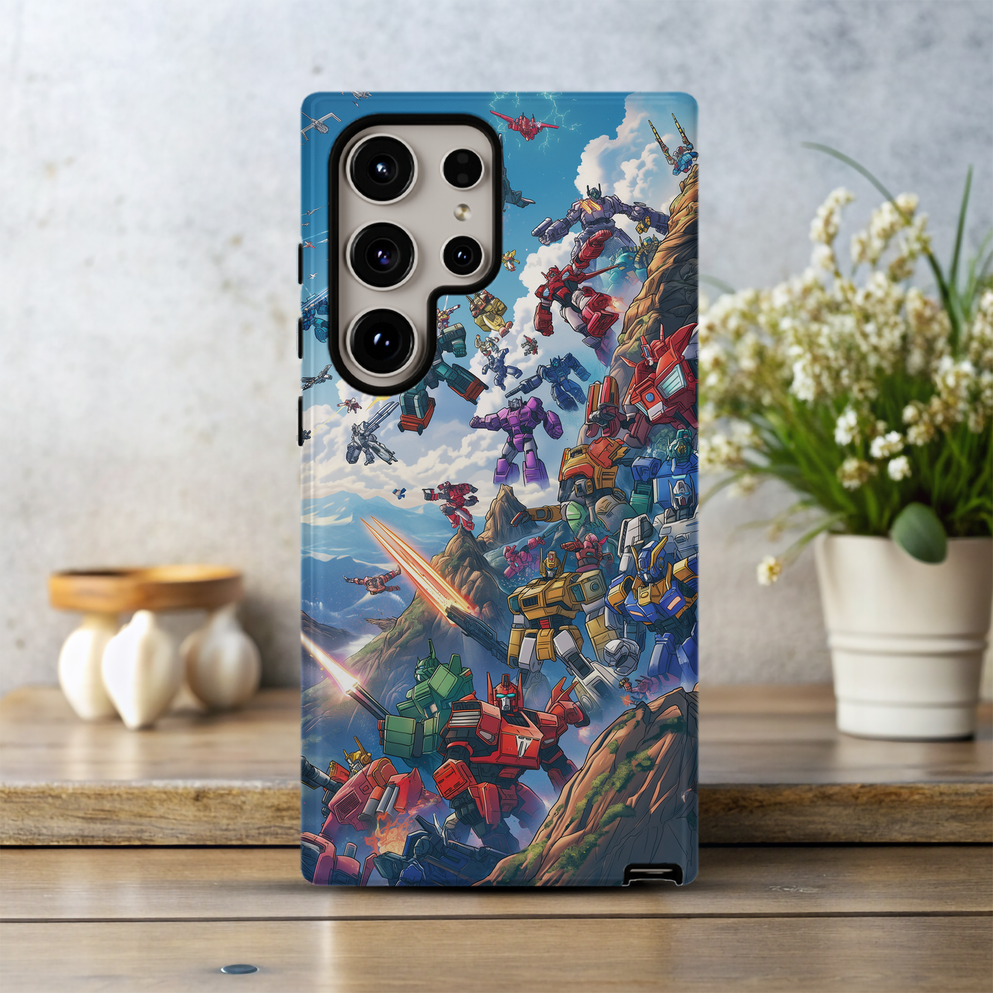 Retro Space Robots Phone Case – Futuristic Nostalgia with Everyday Protection