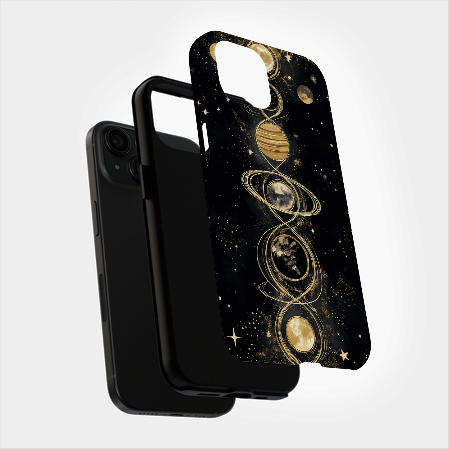 Celestial Planets Phone Case – Cosmic Beauty with Everyday Protection