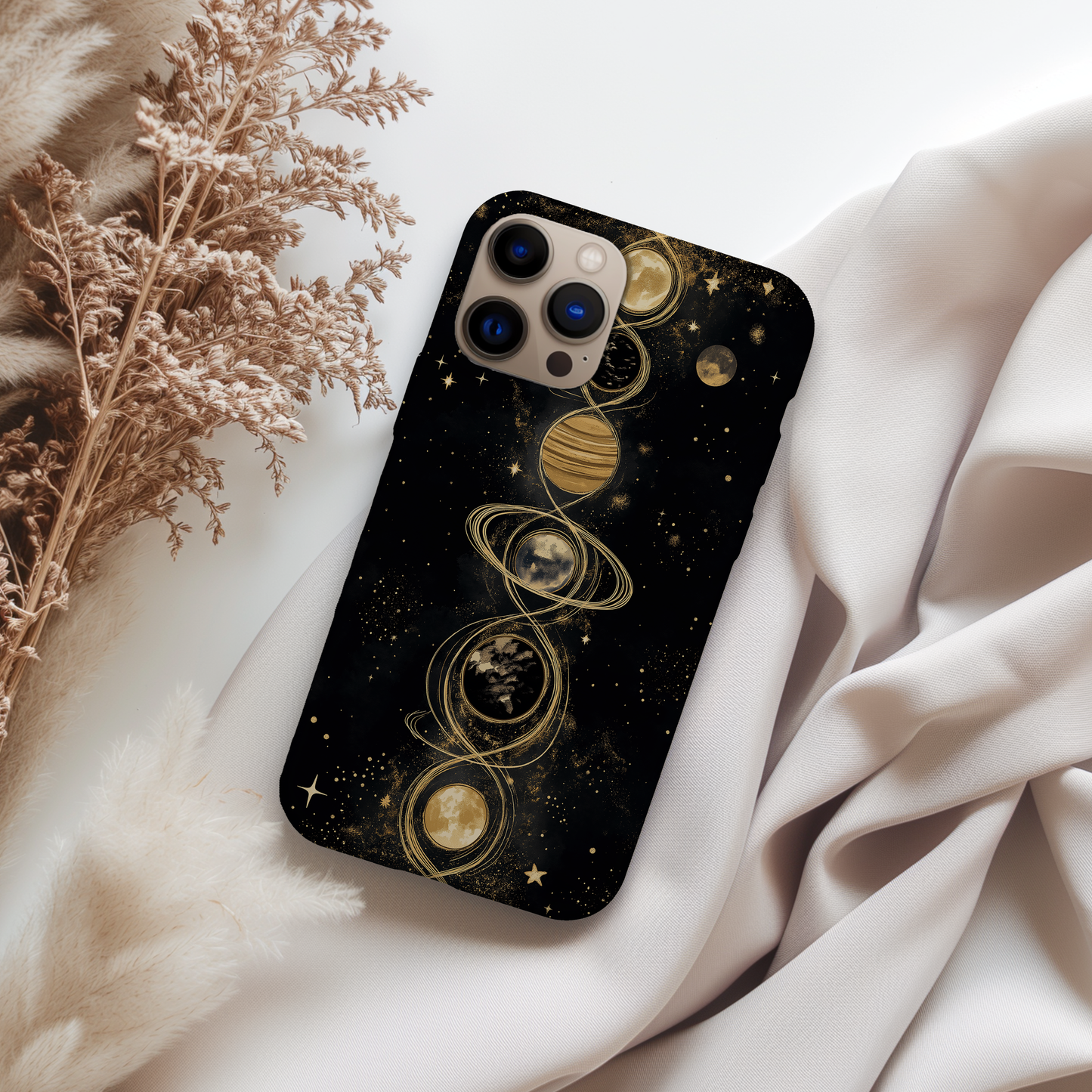 Celestial Planets Phone Case – Cosmic Beauty with Everyday Protection