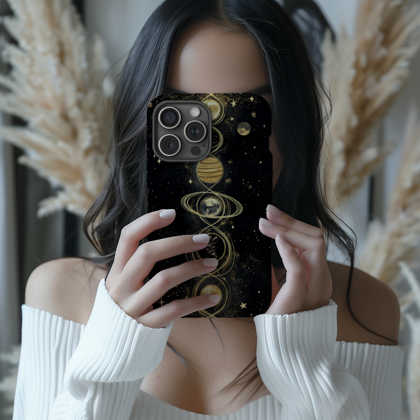 Celestial Planets Phone Case – Cosmic Beauty with Everyday Protection