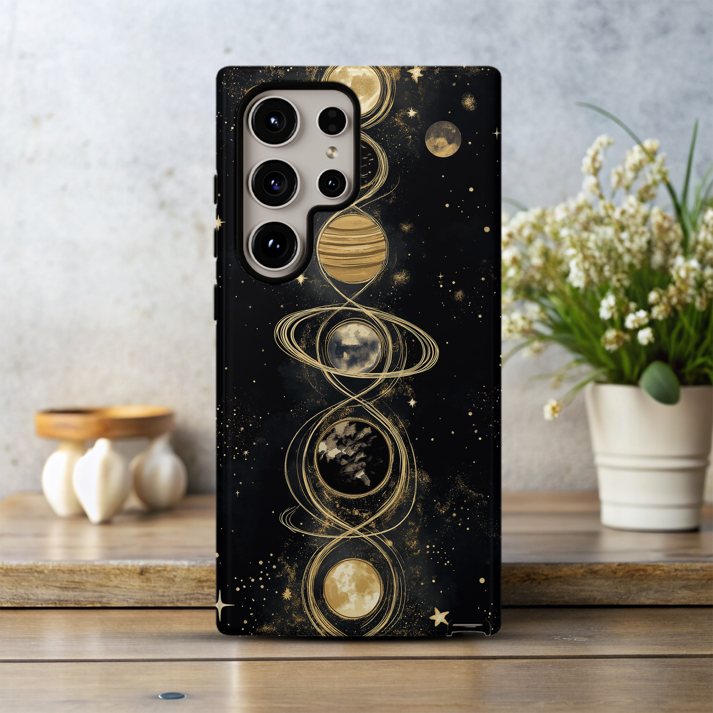 Celestial Planets Phone Case – Cosmic Beauty with Everyday Protection