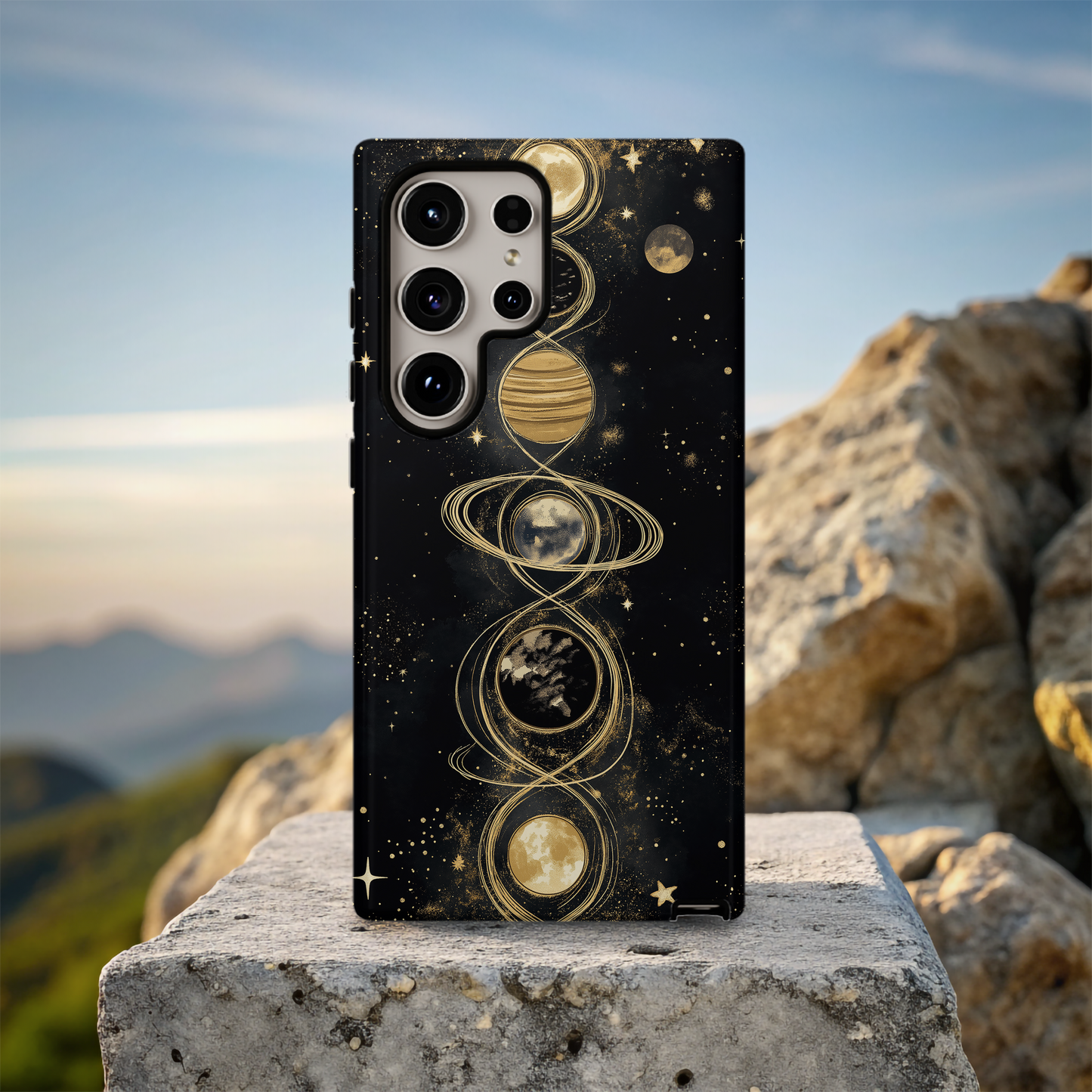 Celestial Planets Phone Case – Cosmic Beauty with Everyday Protection