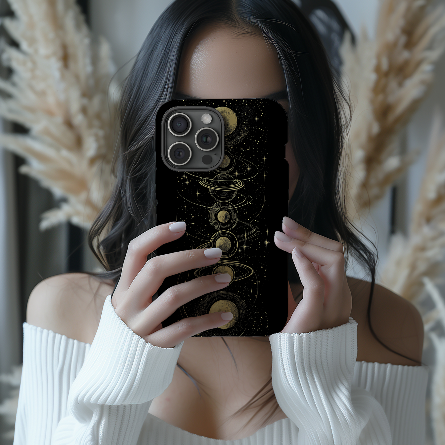 Celestial Planets Phone Case – Cosmic Beauty with Everyday Protection