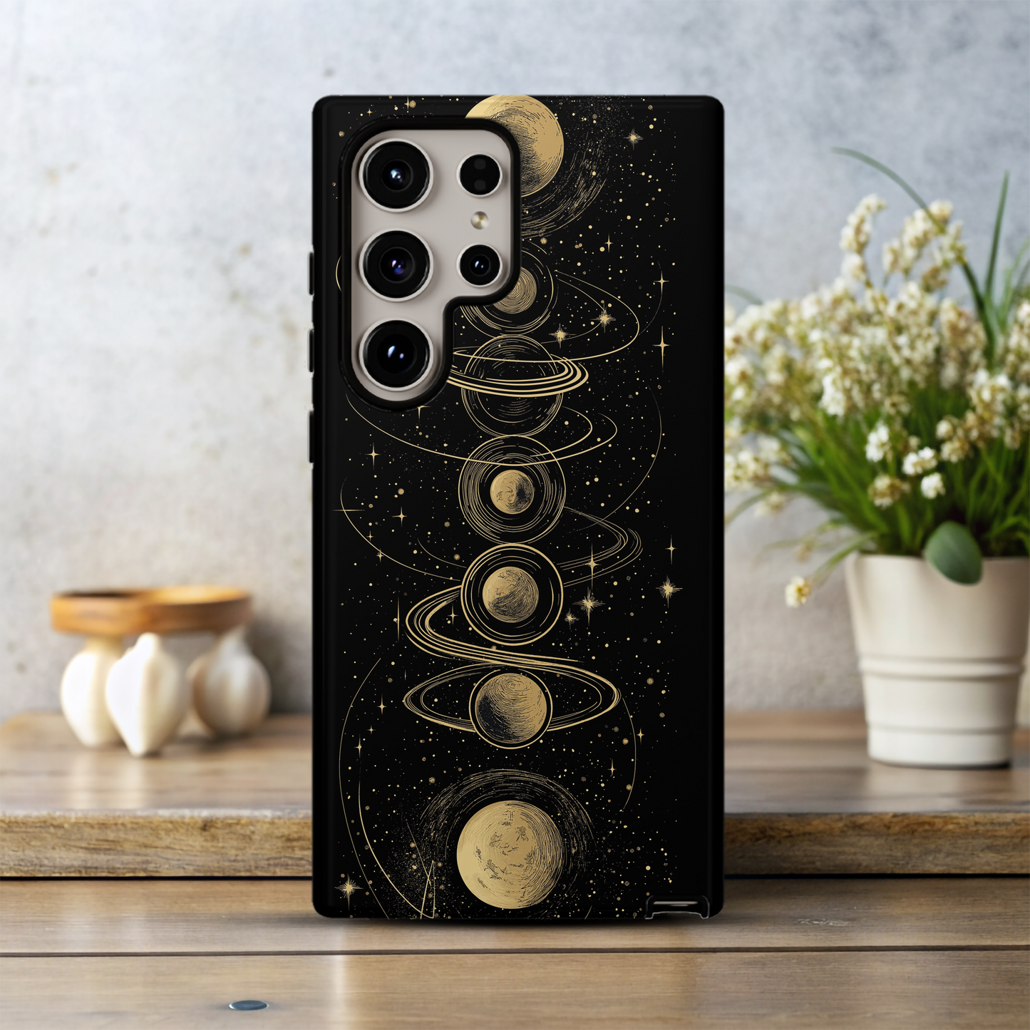 Celestial Planets Phone Case – Cosmic Beauty with Everyday Protection
