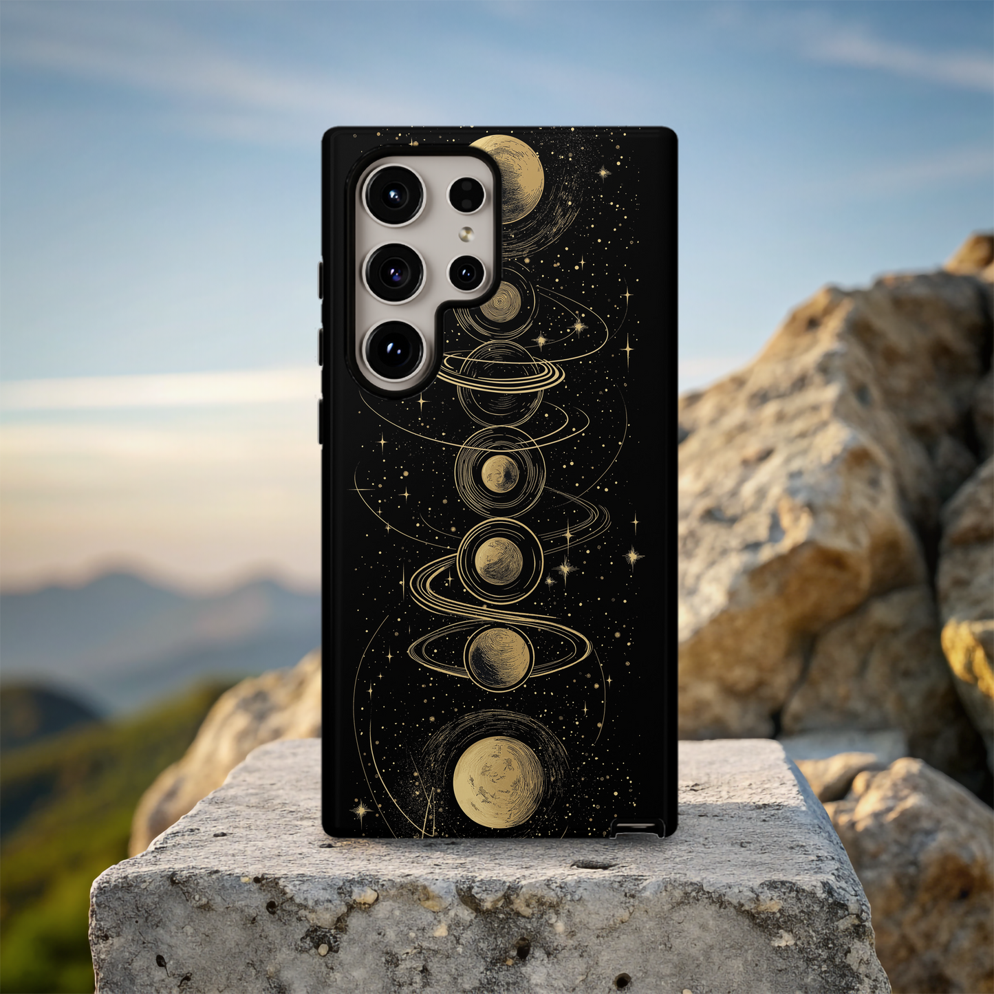 Celestial Planets Phone Case – Cosmic Beauty with Everyday Protection