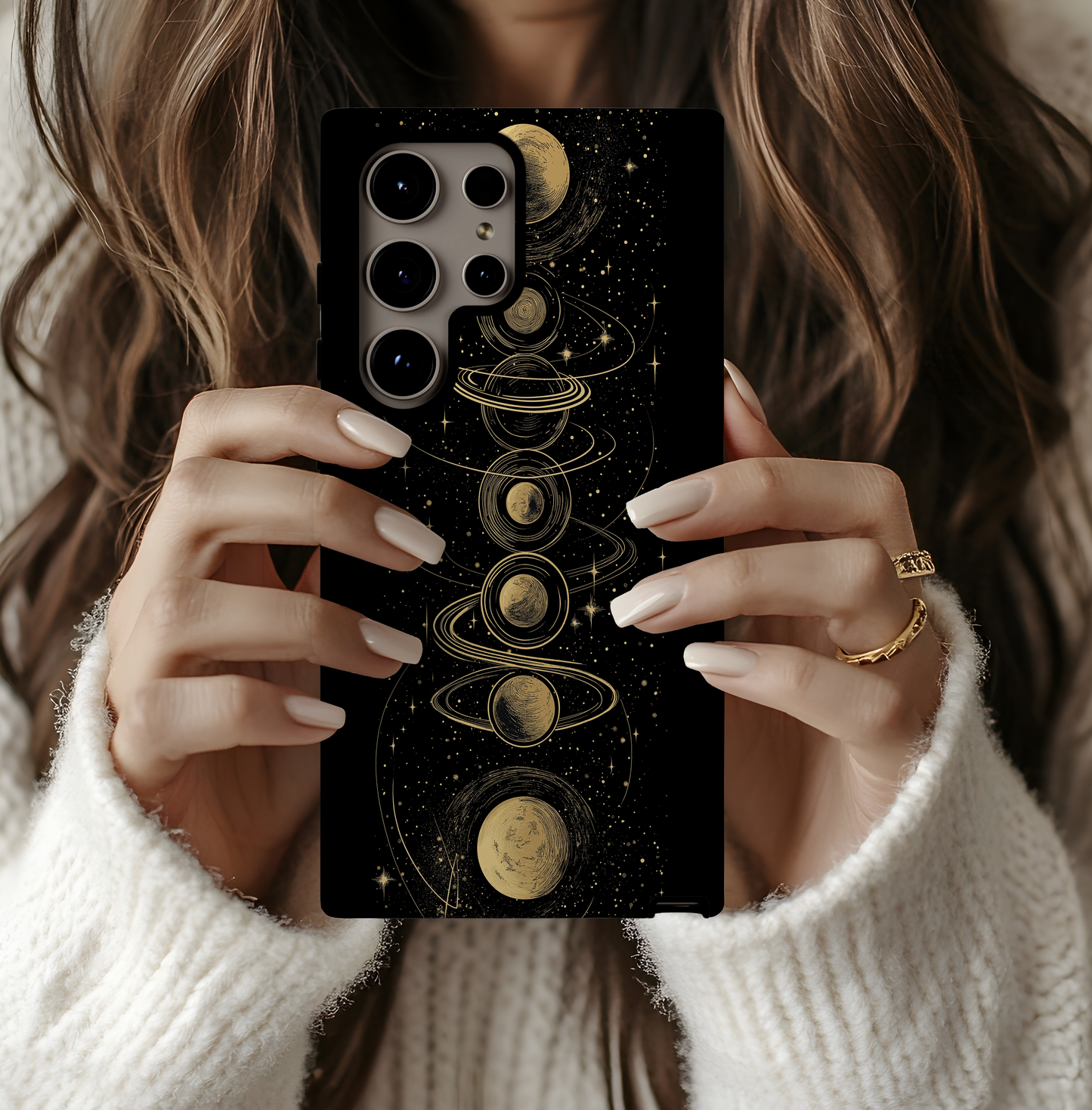 Celestial Planets Phone Case – Cosmic Beauty with Everyday Protection
