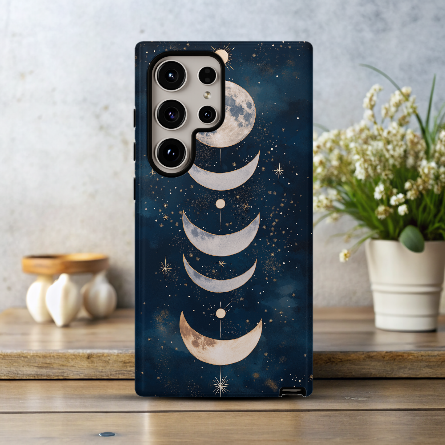 Moon Phases Phone Case – Lunar Beauty with Everyday Protection
