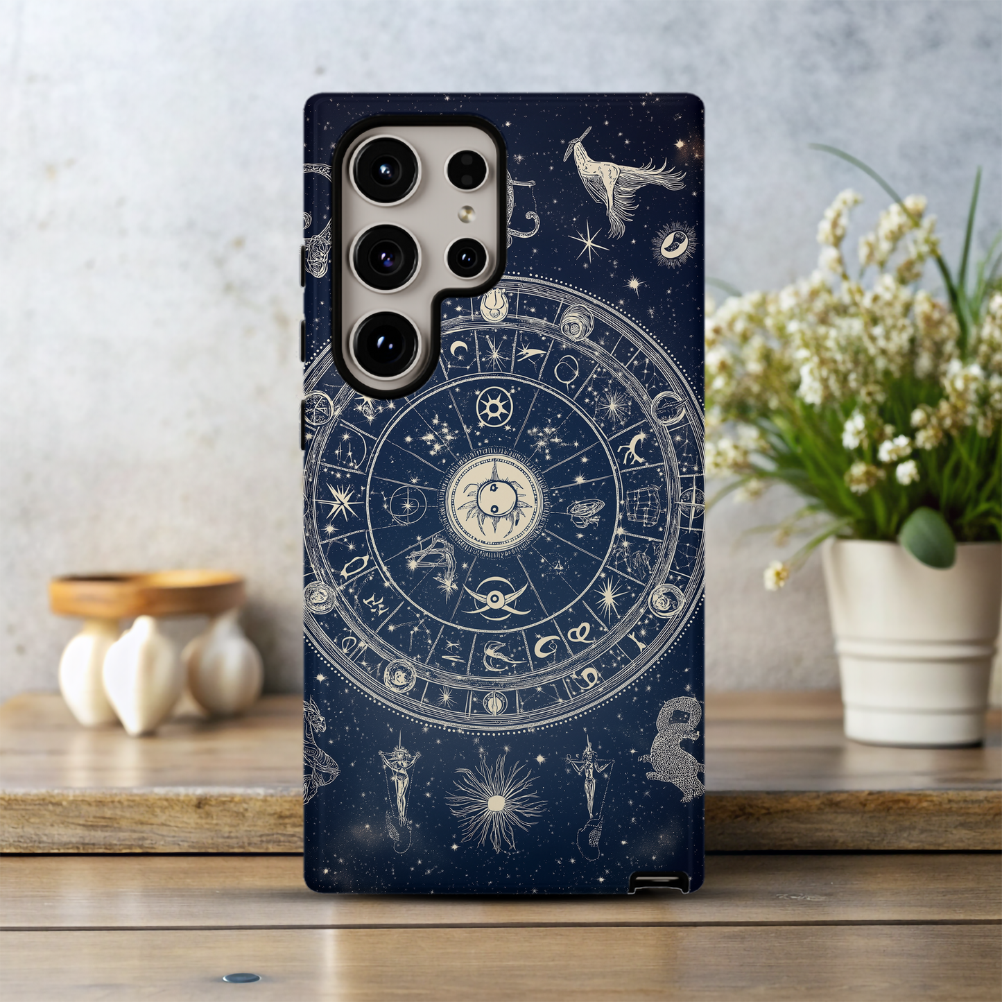 Celestial Zodiac Phone Case – Mystical Astrology with Everyday Protection