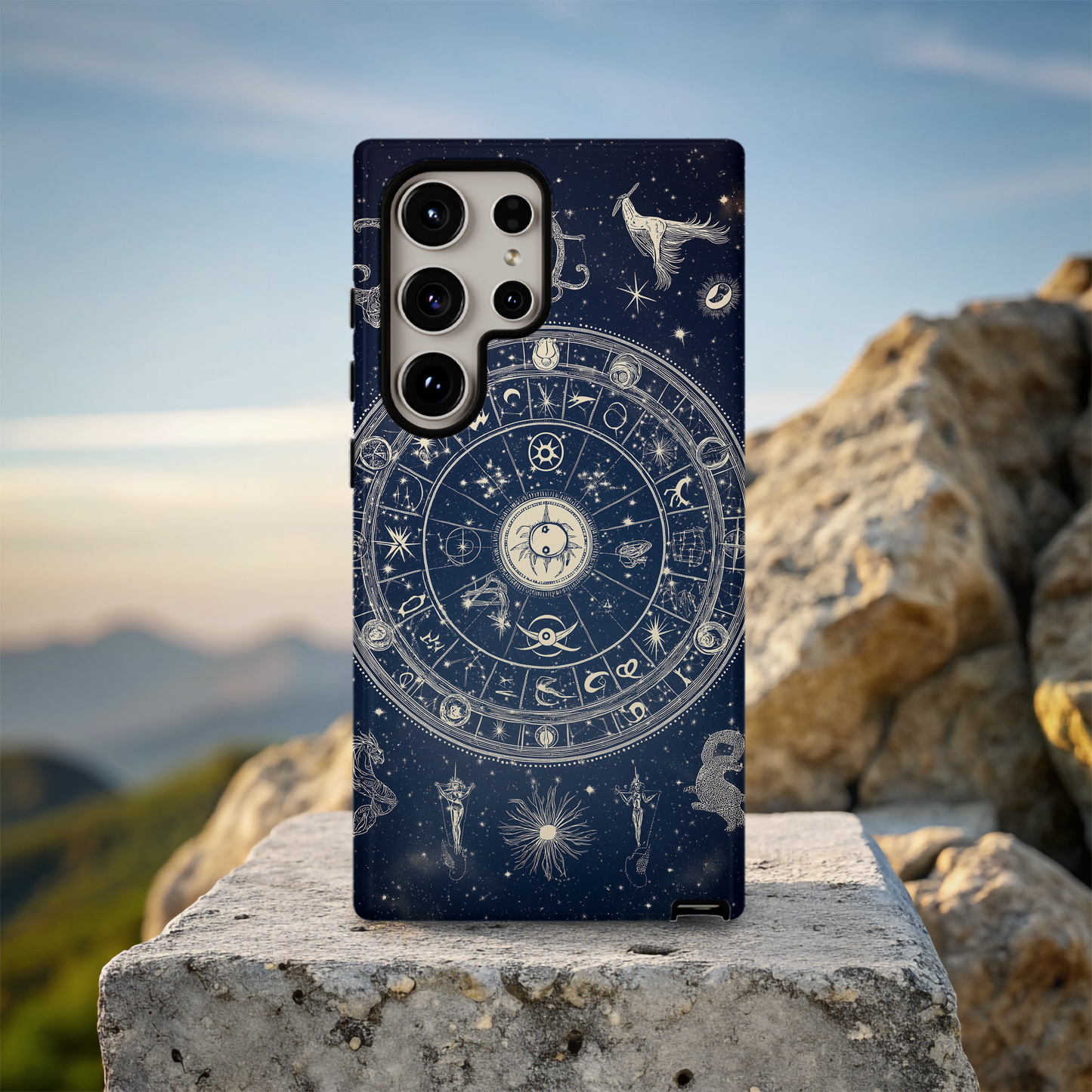 Celestial Zodiac Phone Case – Mystical Astrology with Everyday Protection