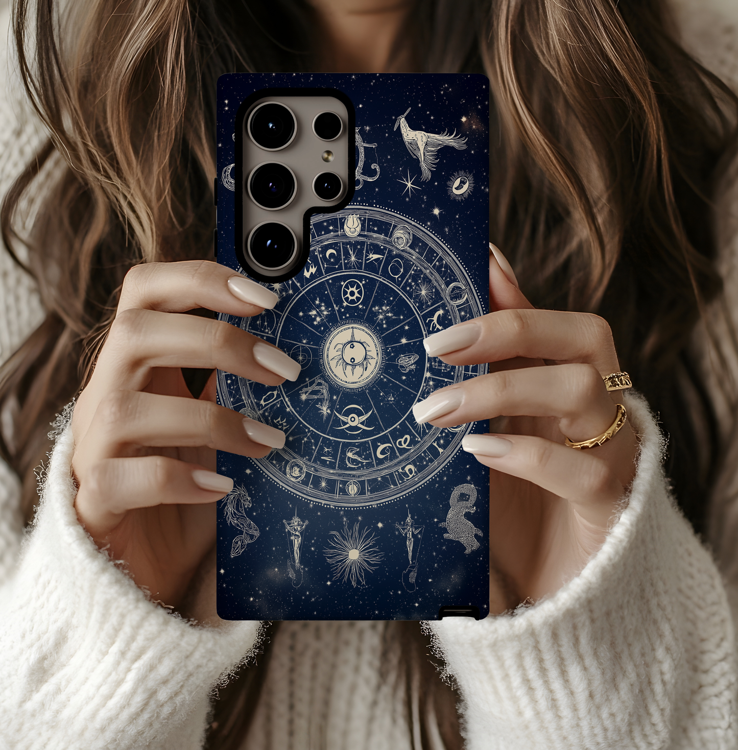 Celestial Zodiac Phone Case – Mystical Astrology with Everyday Protection