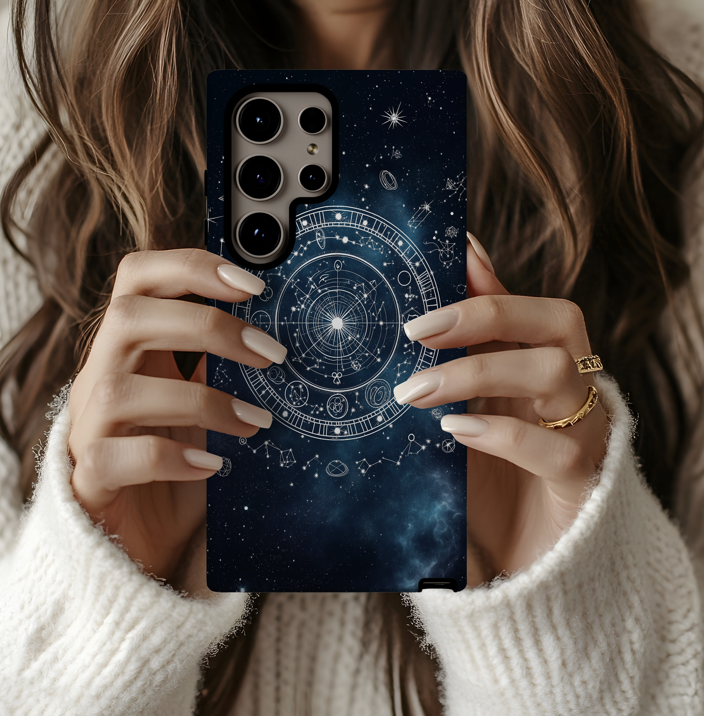 Celestial Zodiac Phone Case – Mystical Astrology with Everyday Protection