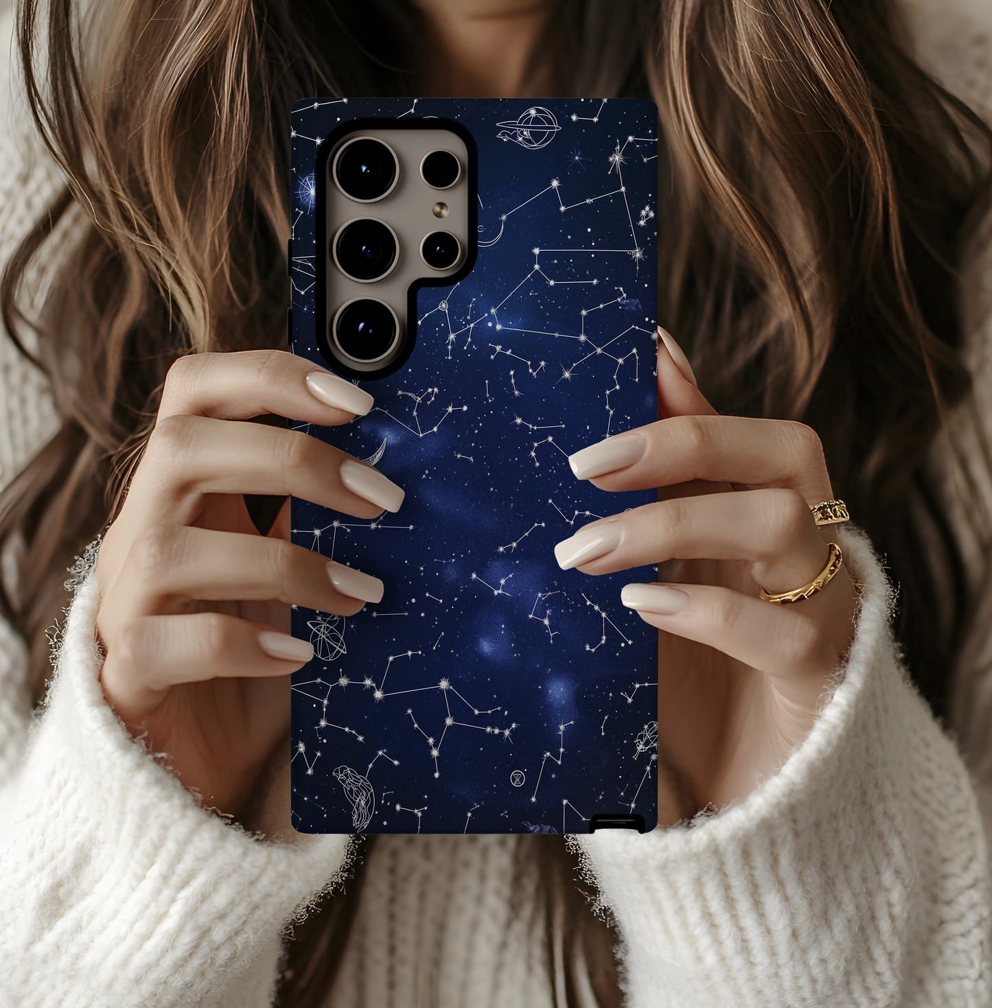Celestial Zodiac Phone Case – Mystical Astrology with Everyday Protection
