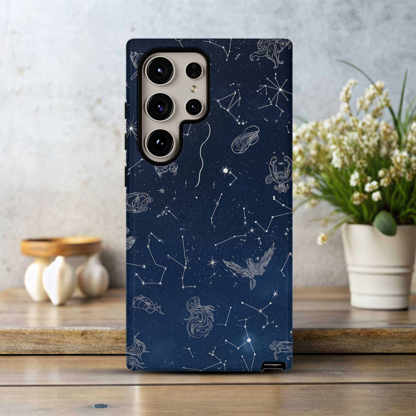 Celestial Zodiac Phone Case – Mystical Astrology with Everyday Protection