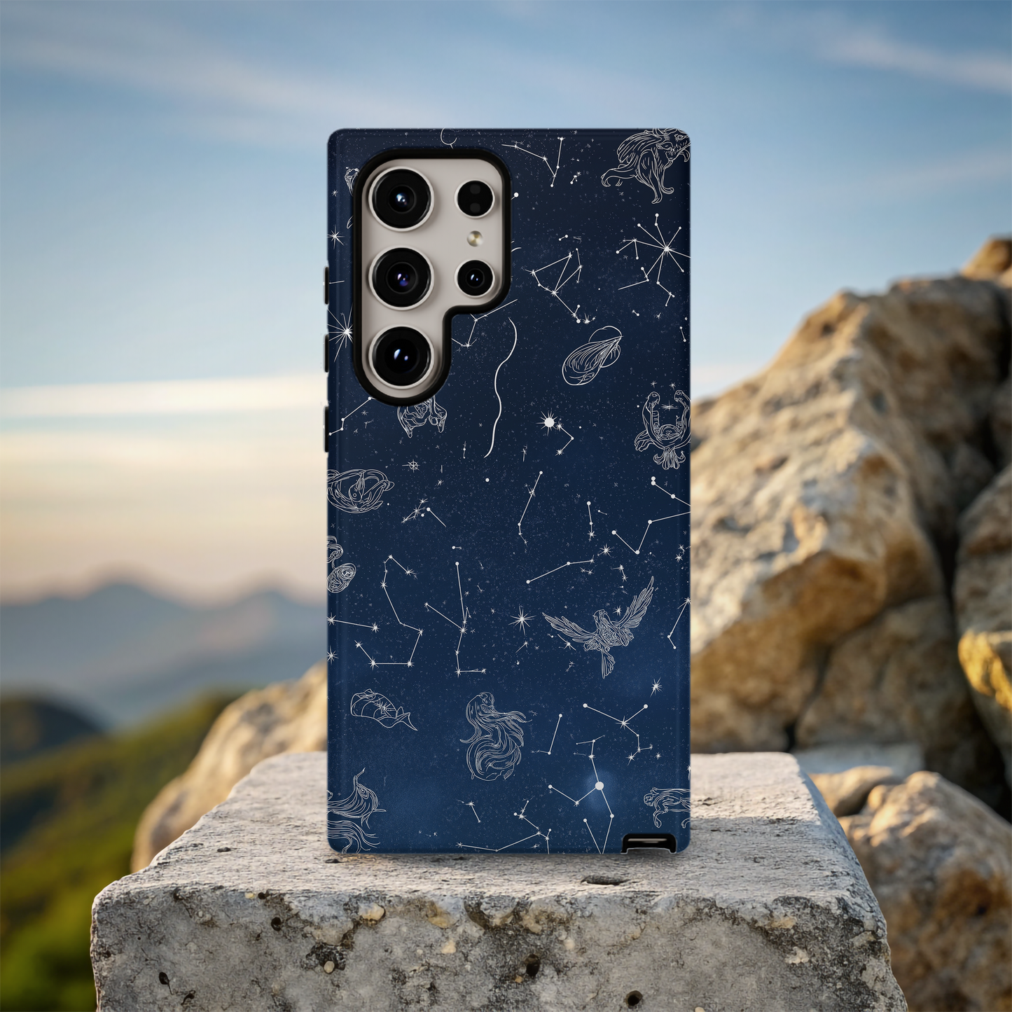 Celestial Zodiac Phone Case – Mystical Astrology with Everyday Protection