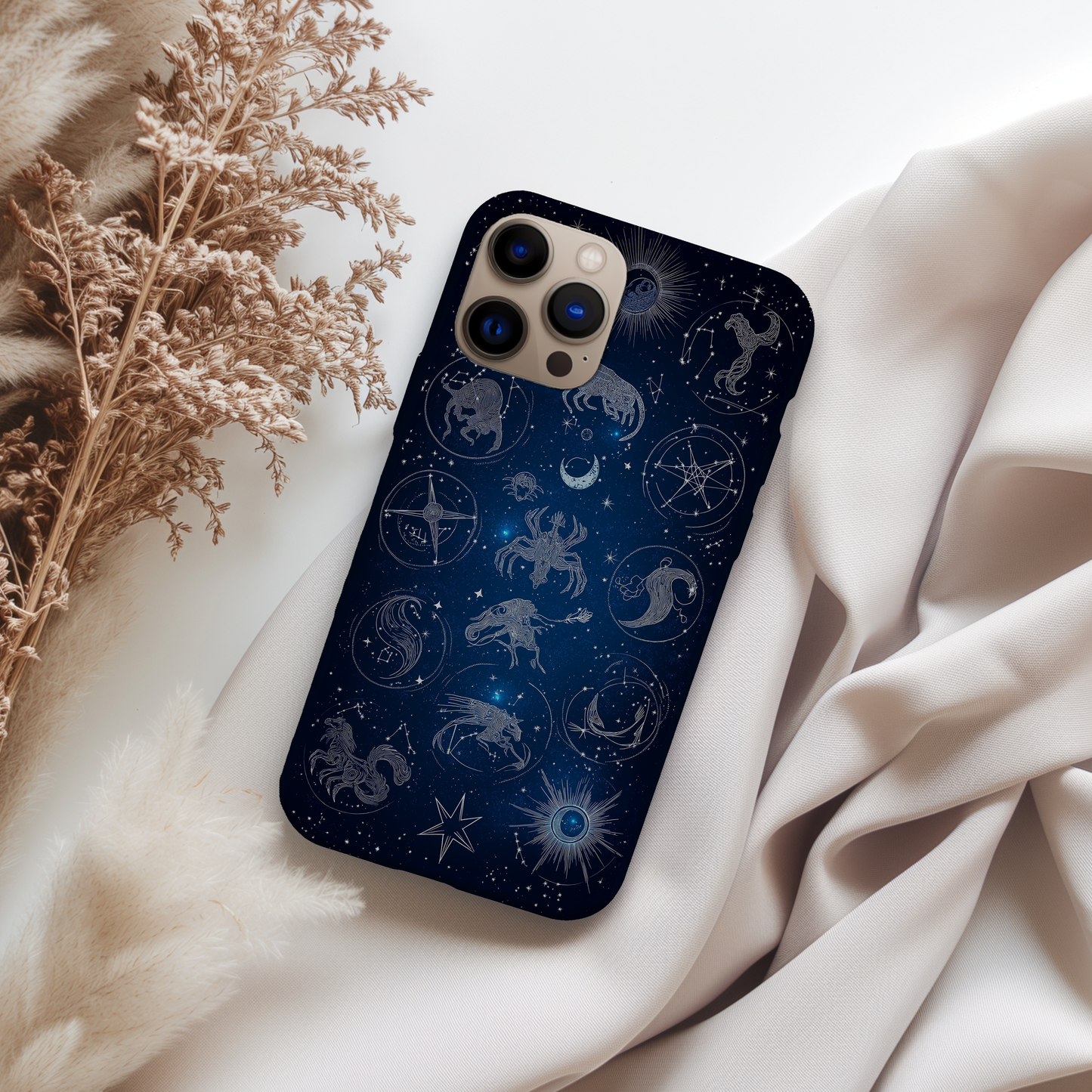 Celestial Zodiac Phone Case – Mystical Astrology with Everyday Protection