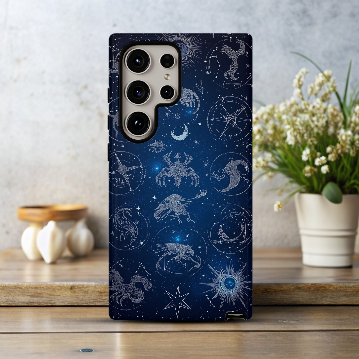 Celestial Zodiac Phone Case – Mystical Astrology with Everyday Protection