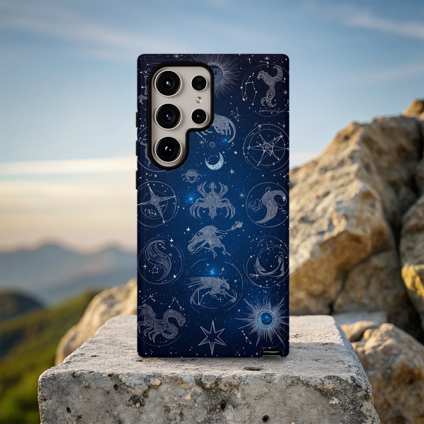 Celestial Zodiac Phone Case – Mystical Astrology with Everyday Protection