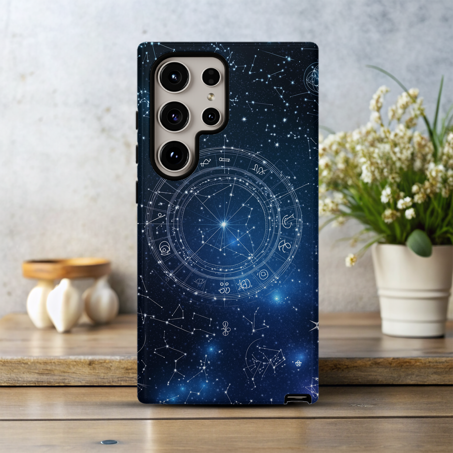 Celestial Zodiac Phone Case – Mystical Astrology with Everyday Protection