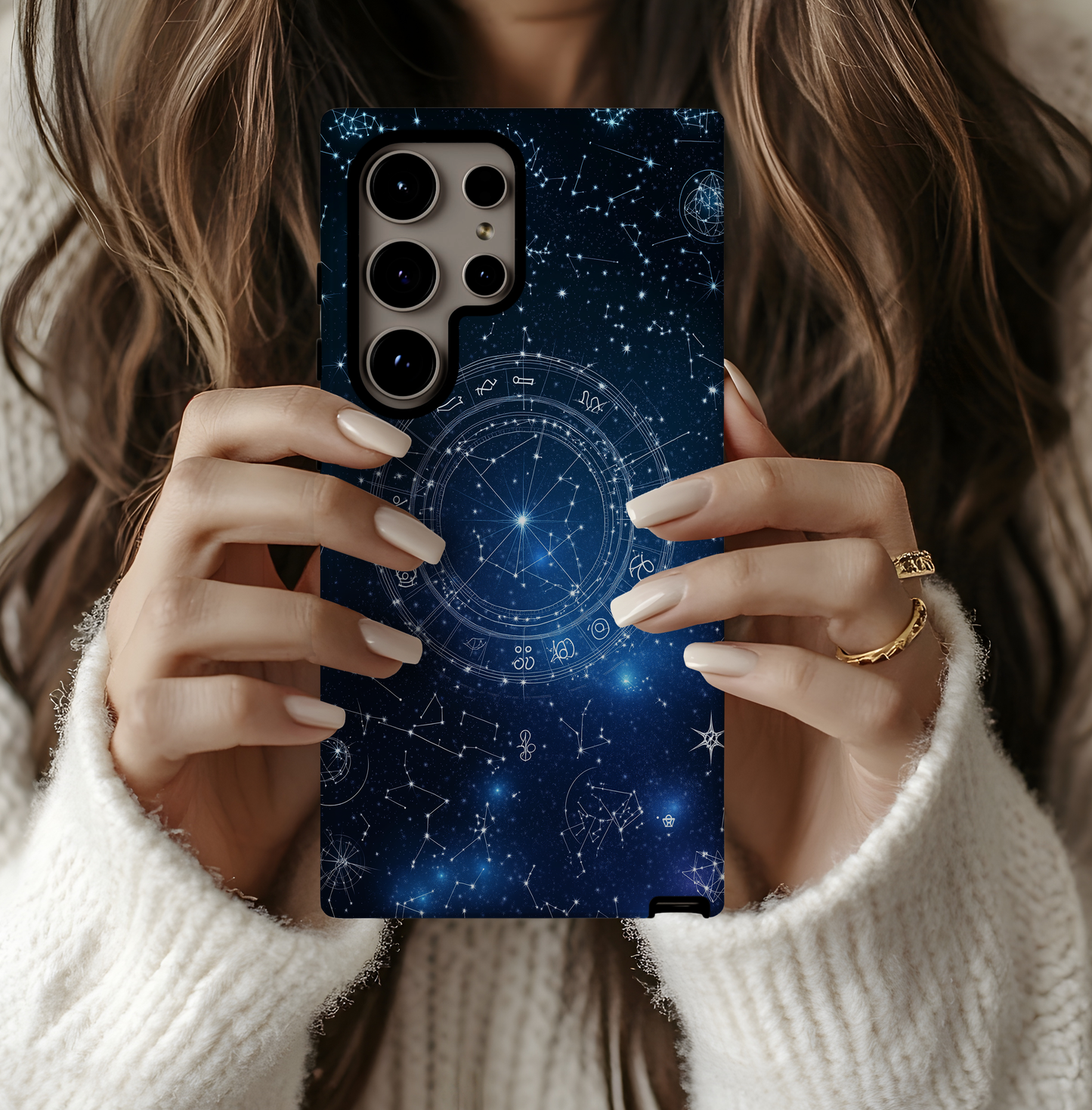 Celestial Zodiac Phone Case – Mystical Astrology with Everyday Protection