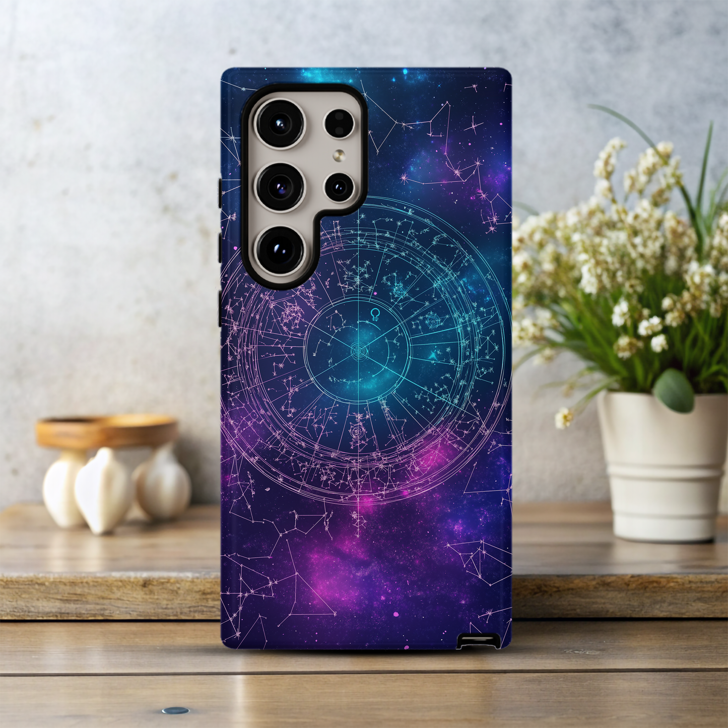 Celestial Zodiac Phone Case – Mystical Astrology with Everyday Protection