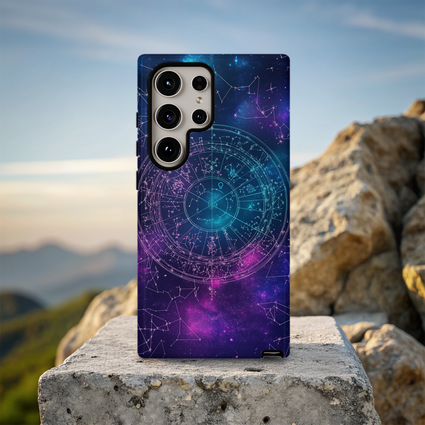Celestial Zodiac Phone Case – Mystical Astrology with Everyday Protection