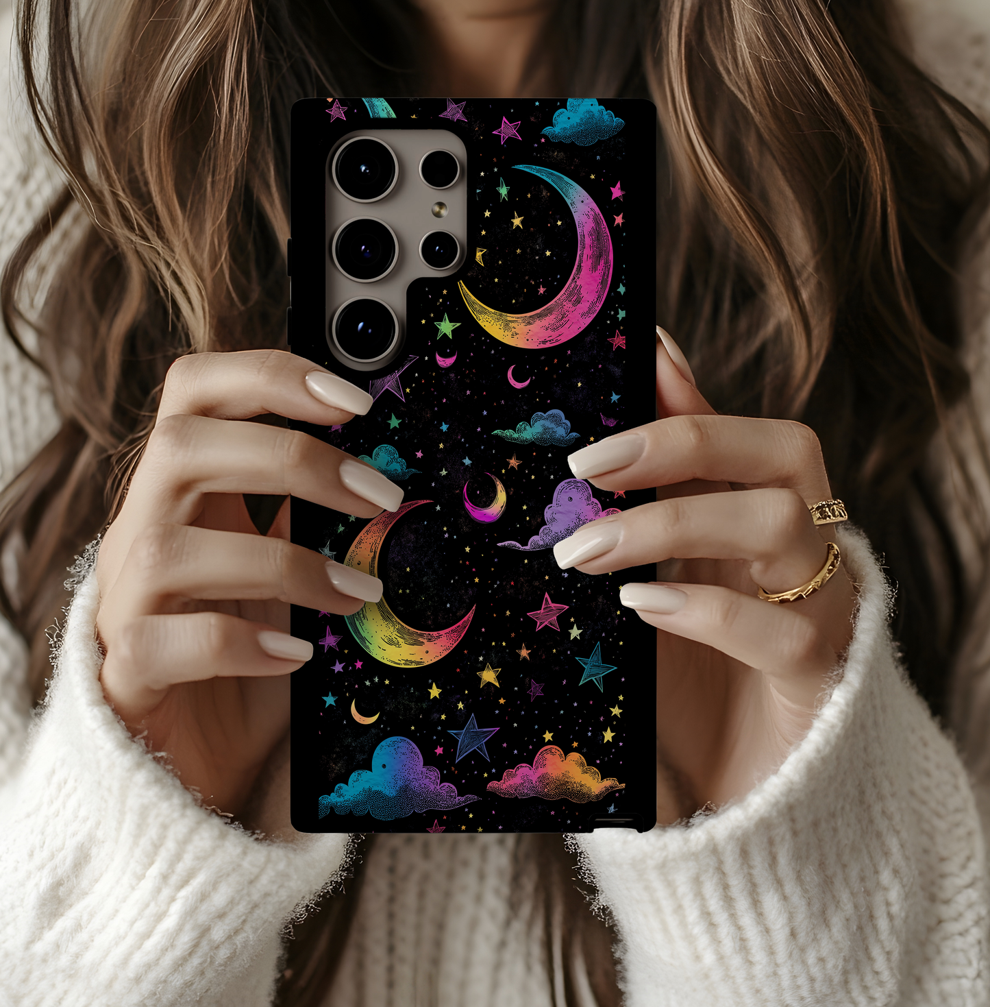 Dream Celestial Phone Case – Ethereal Night Skies with Everyday Protection