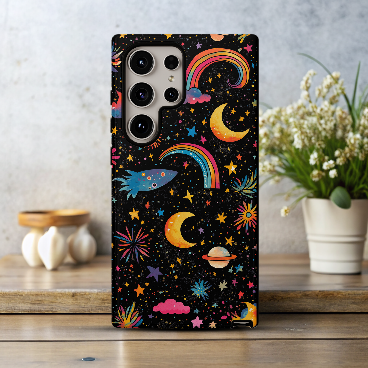 Dream Celestial Phone Case – Ethereal Night Skies with Everyday Protection