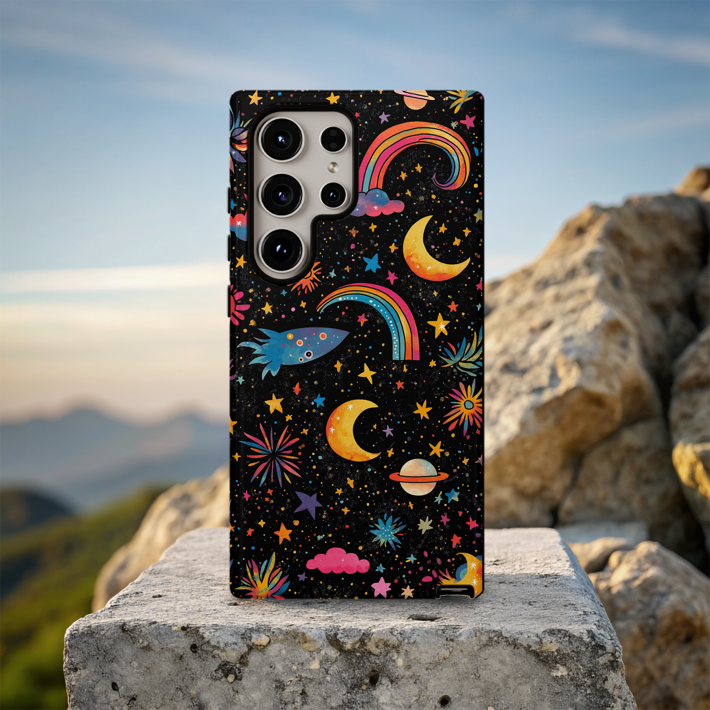 Dream Celestial Phone Case – Ethereal Night Skies with Everyday Protection