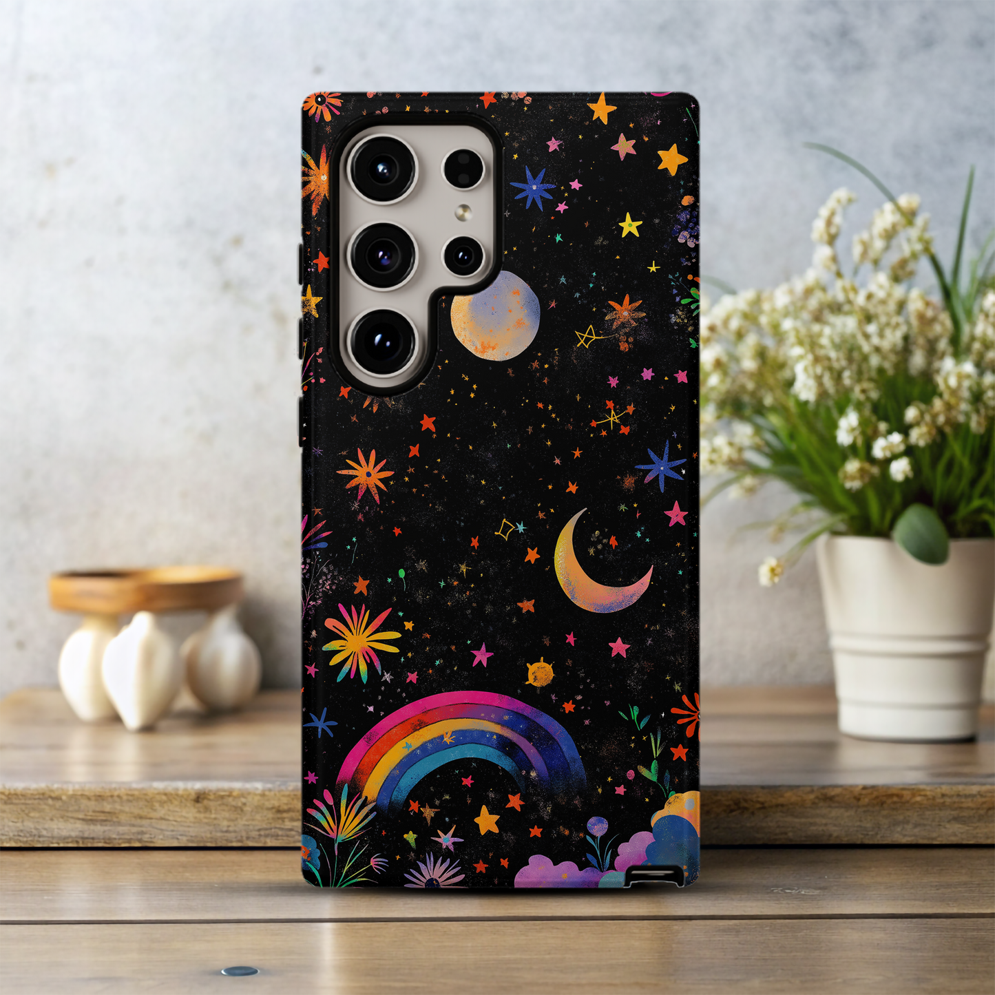 Dream Celestial Phone Case – Ethereal Night Skies with Everyday Protection