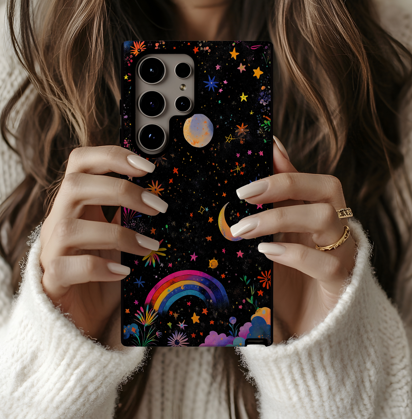 Dream Celestial Phone Case – Ethereal Night Skies with Everyday Protection