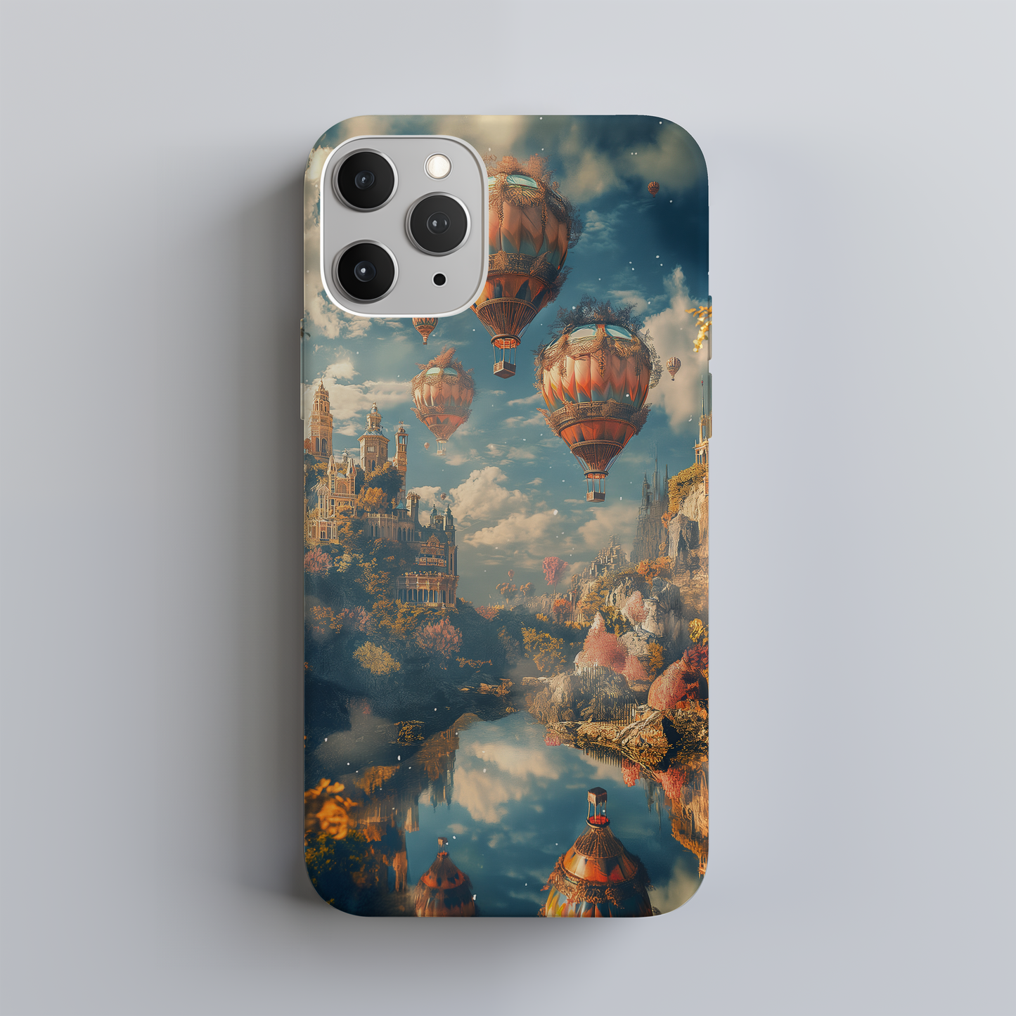 Whimsical Hot Air Balloons Phone Case – Soaring Dreams with Everyday Protection