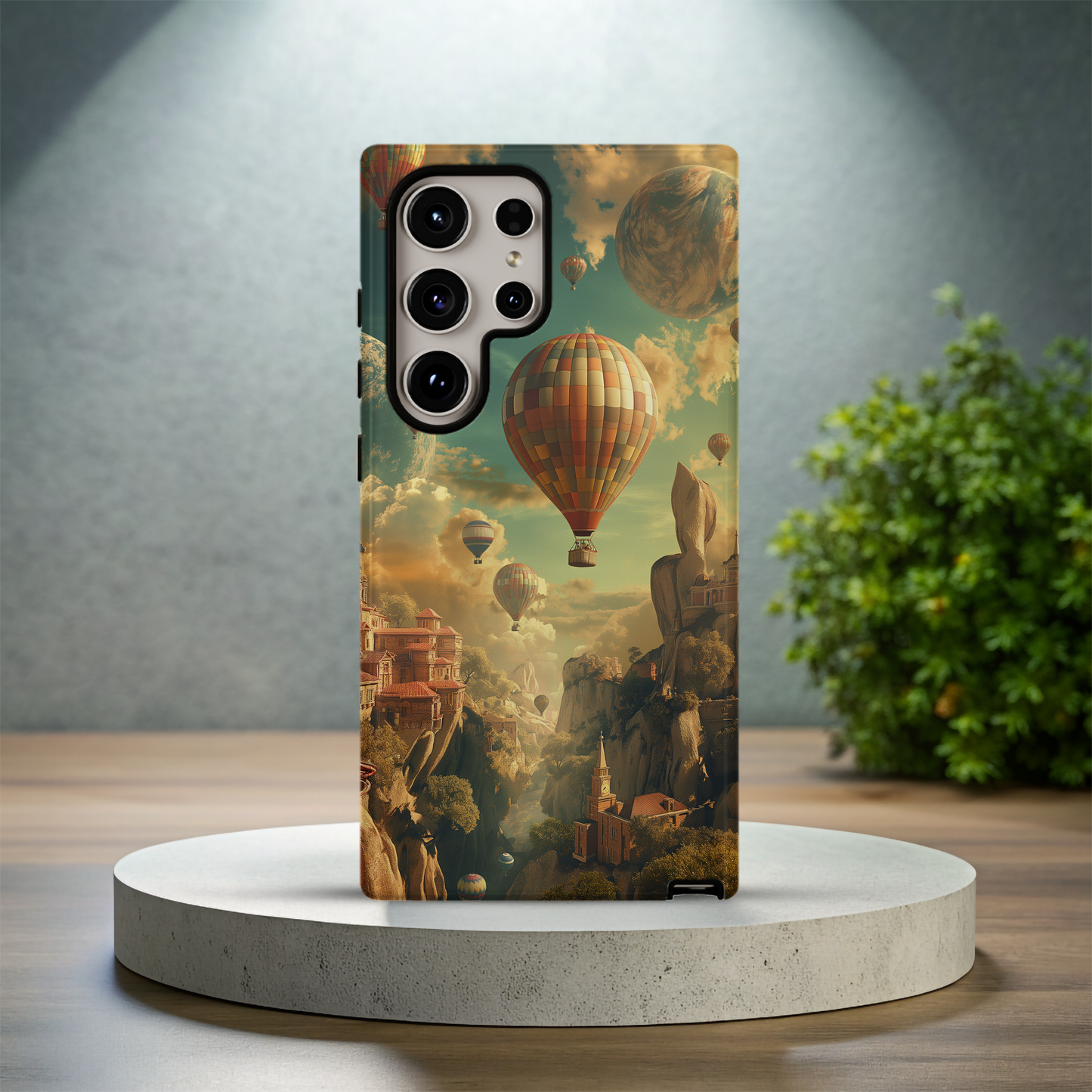 Whimsical Hot Air Balloons Phone Case – Soaring Dreams with Everyday Protection