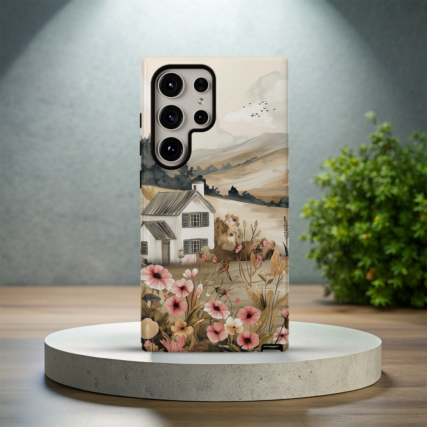 Vintage Cottage Phone Case – Cozy Charm with Everyday Protection