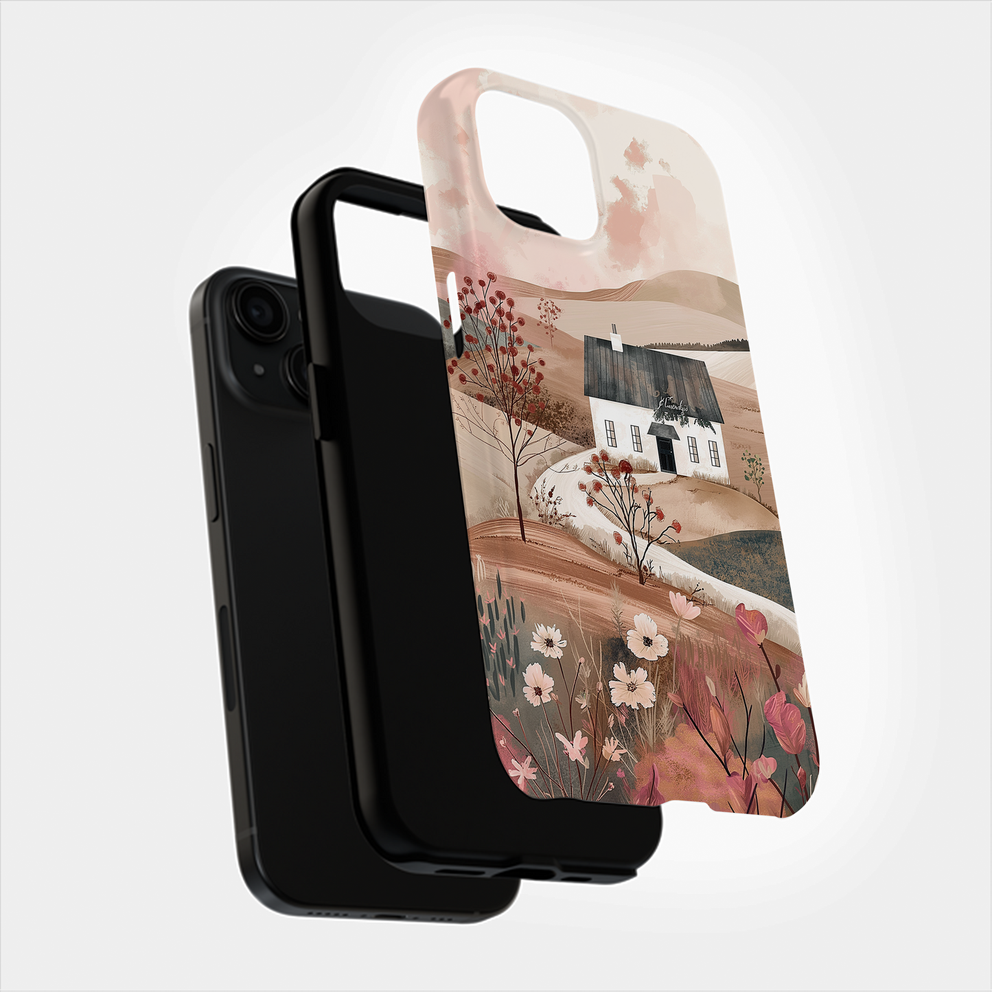 Vintage Cottage Phone Case – Cozy Charm with Everyday Protection