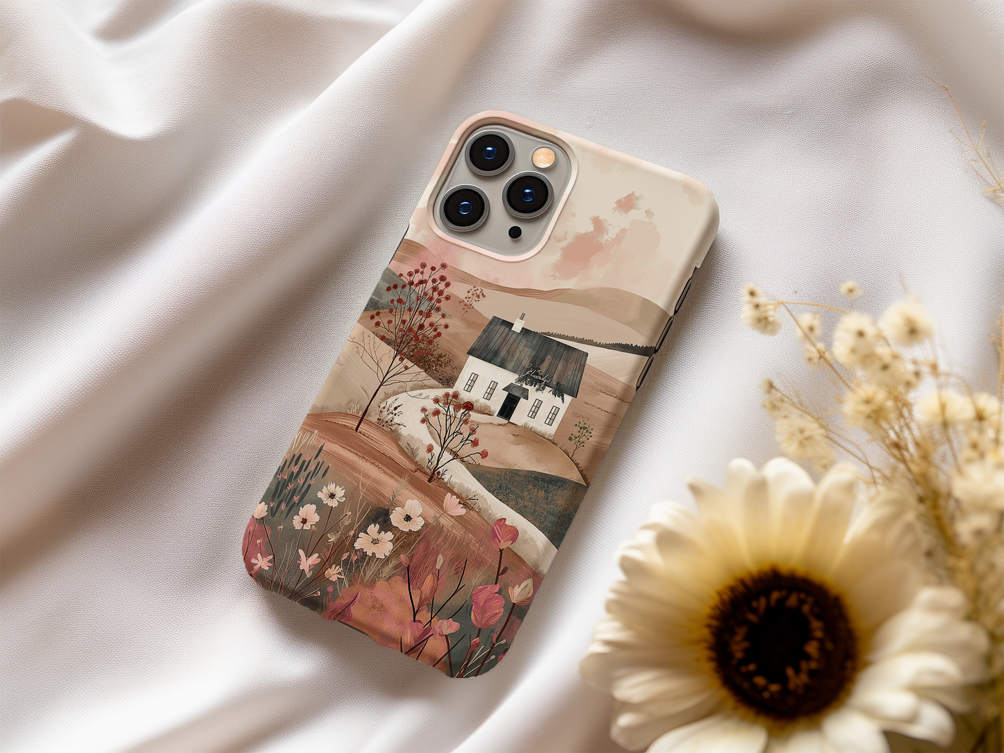 Vintage Cottage Phone Case – Cozy Charm with Everyday Protection