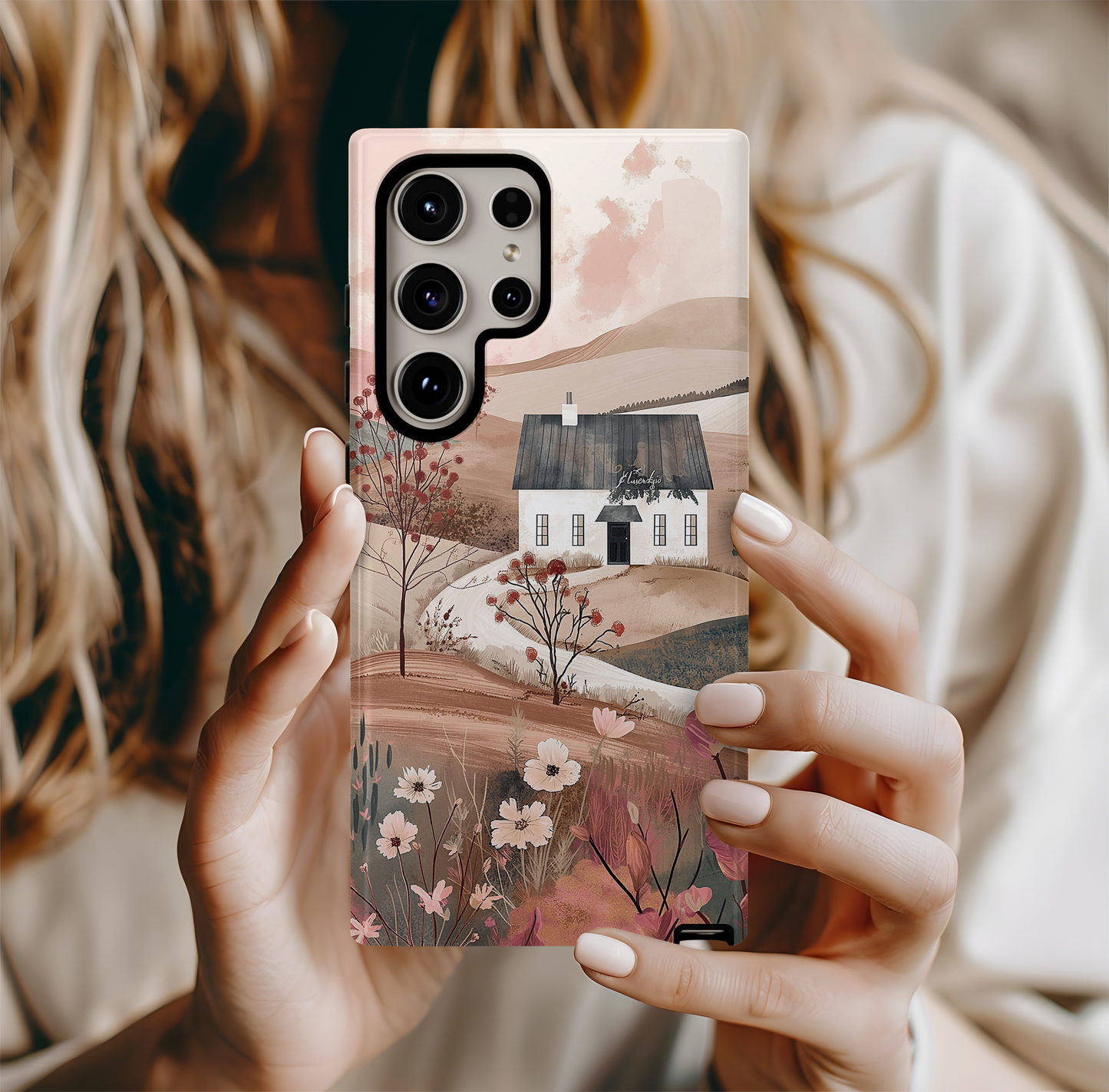Vintage Cottage Phone Case – Cozy Charm with Everyday Protection