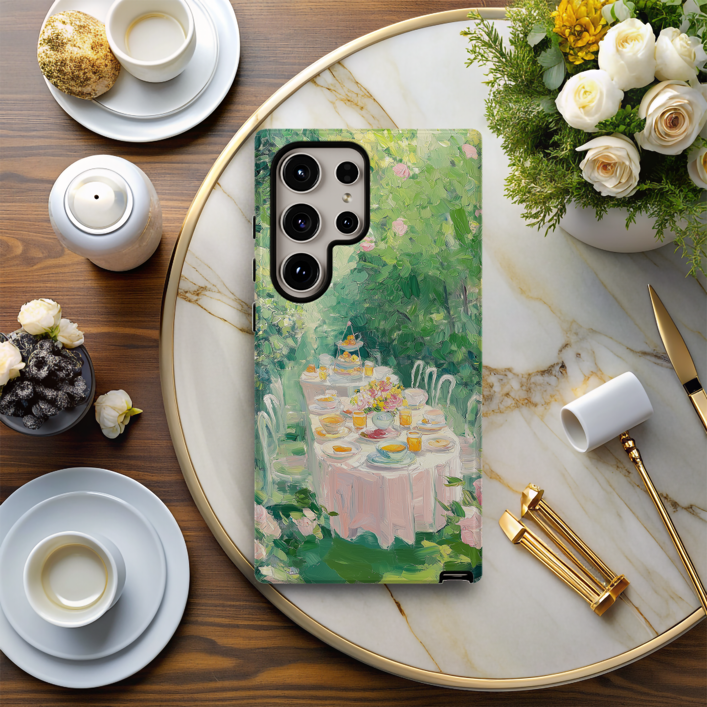 French Garden Phone Case – Timeless Elegance with Everyday Protection