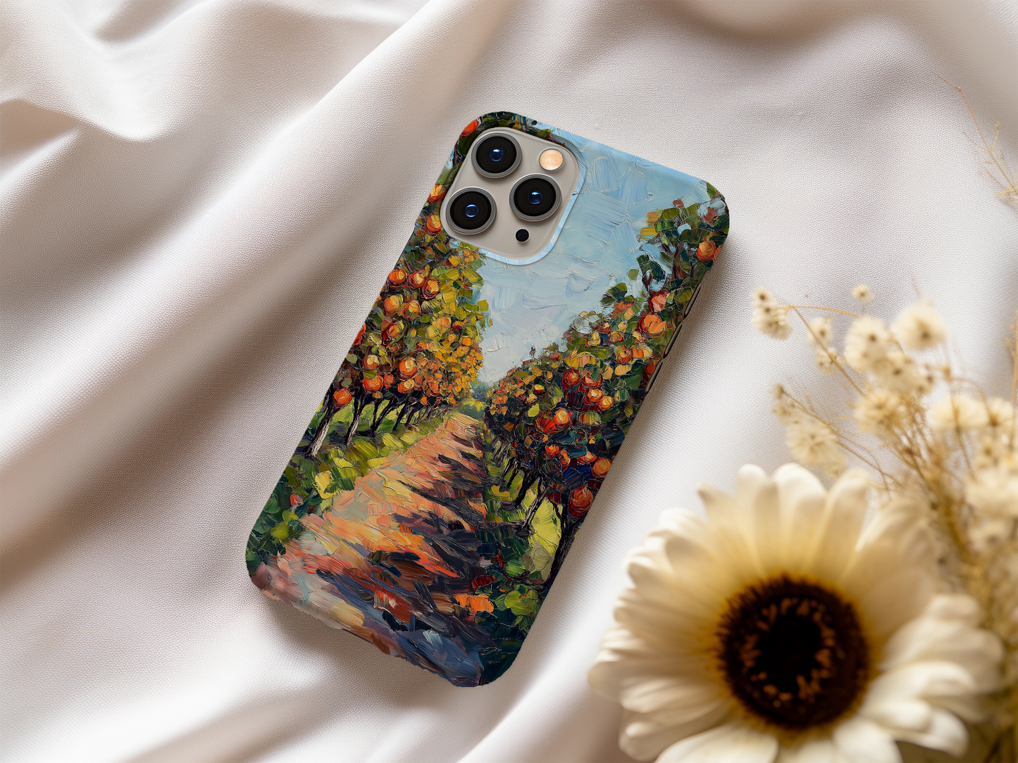 Vintage Fruit Orchard Phone Case – Rustic Charm with Everyday Protection