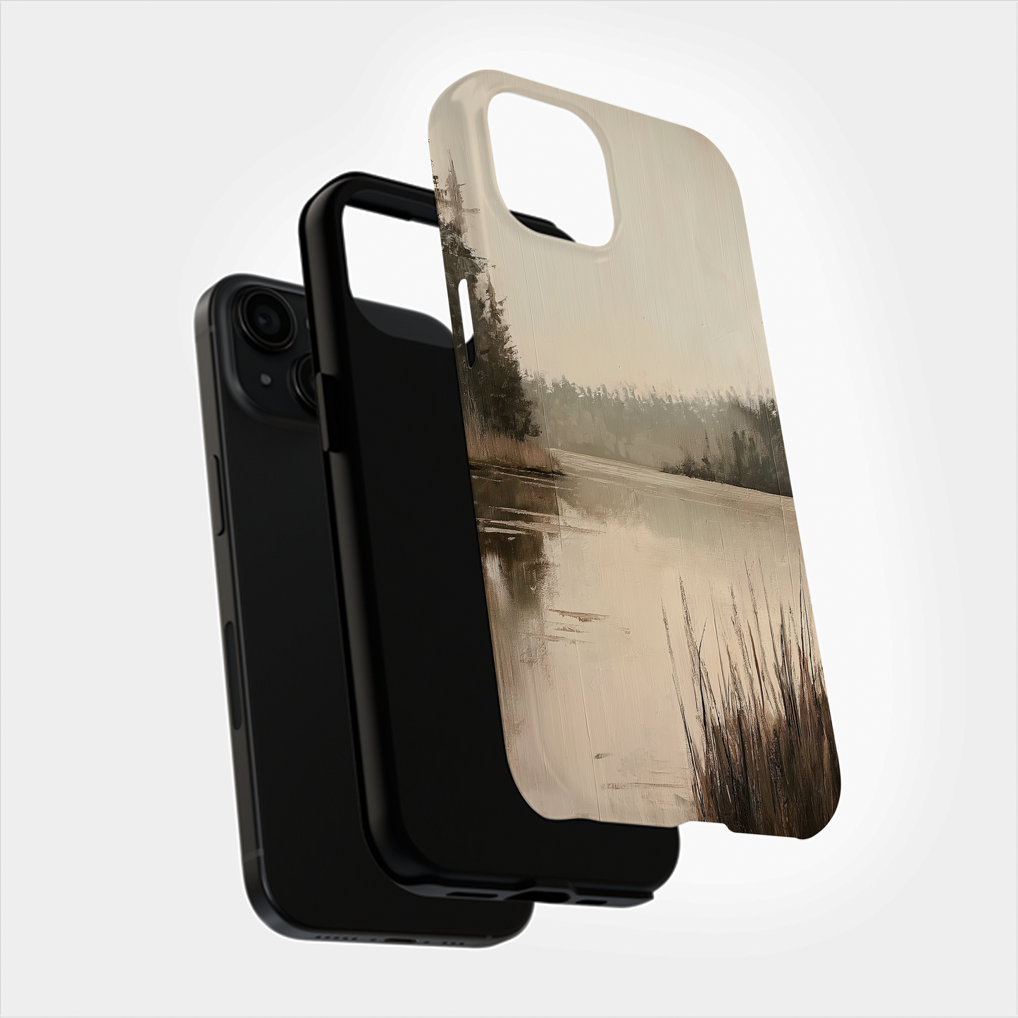 Vintage Lakeside Phone Case – Tranquil Beauty with Everyday Protection
