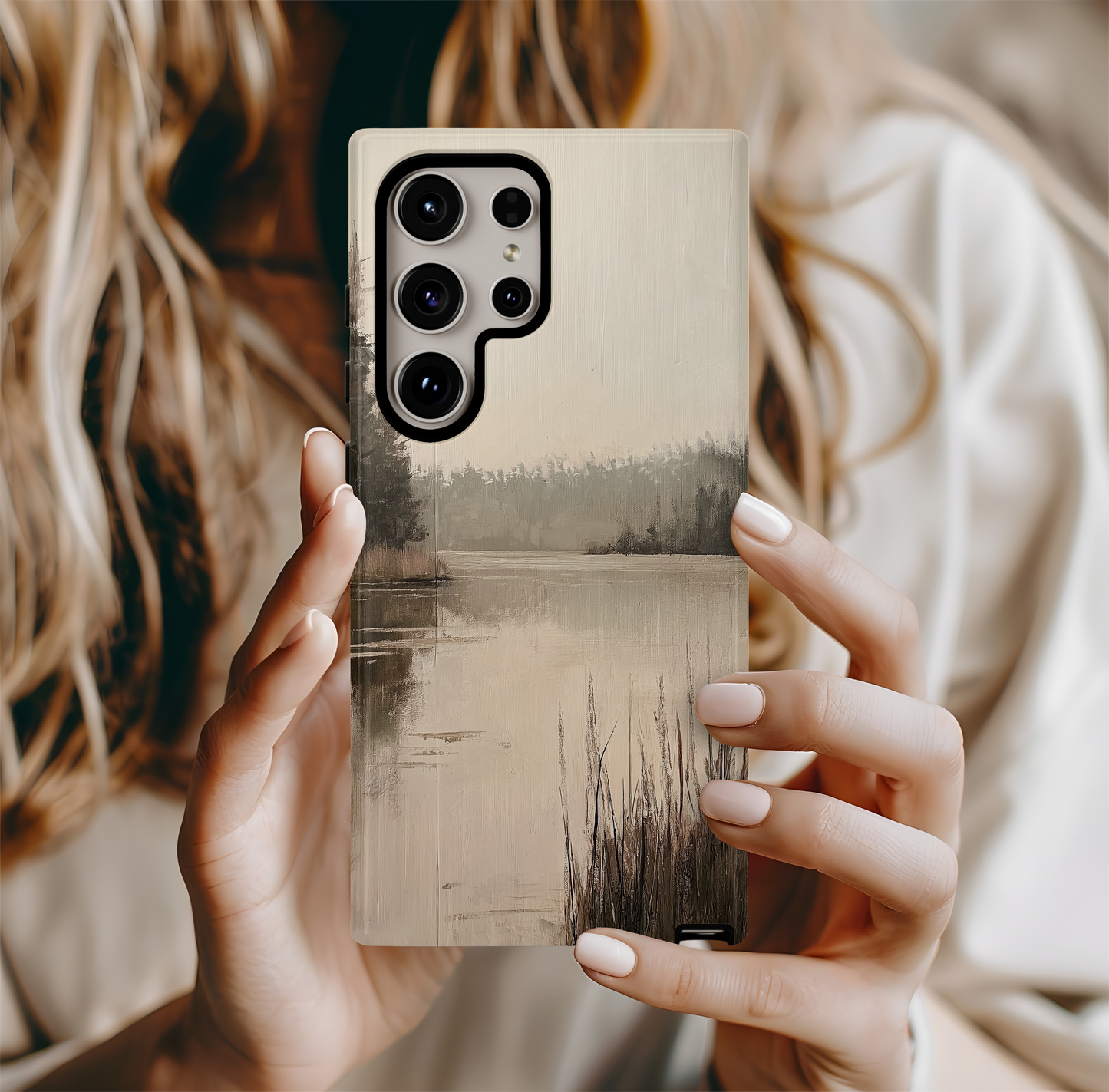 Vintage Lakeside Phone Case – Tranquil Beauty with Everyday Protection