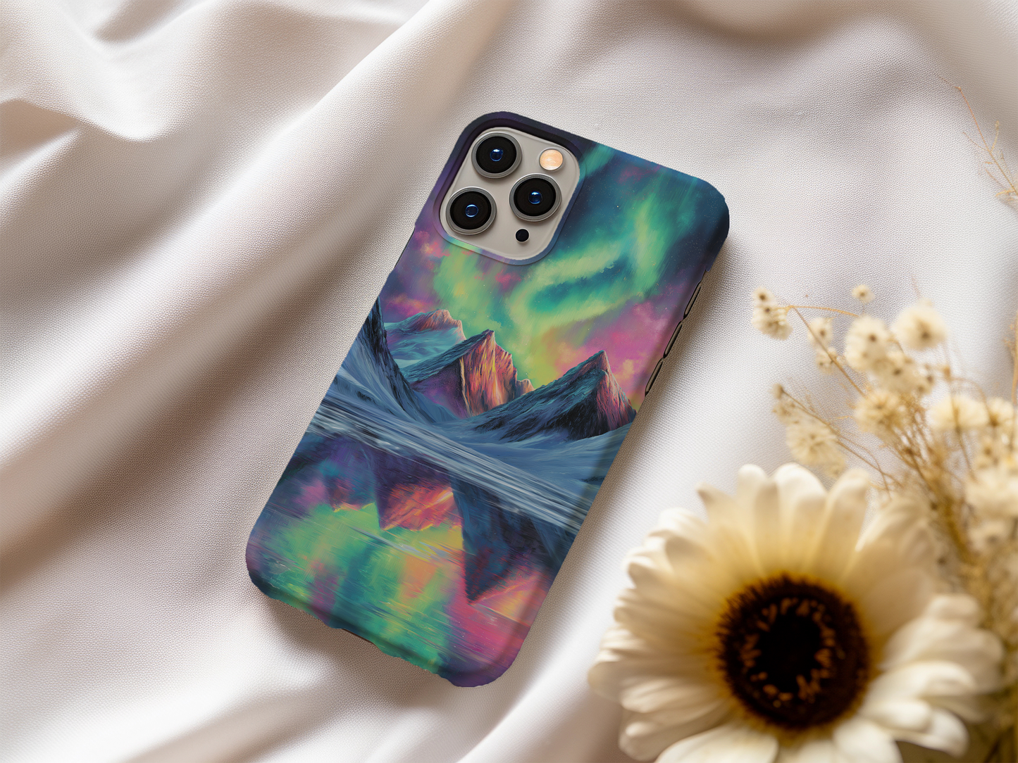 Northern Lights Aurora Phone Case – Celestial Wonder with Everyday Protection