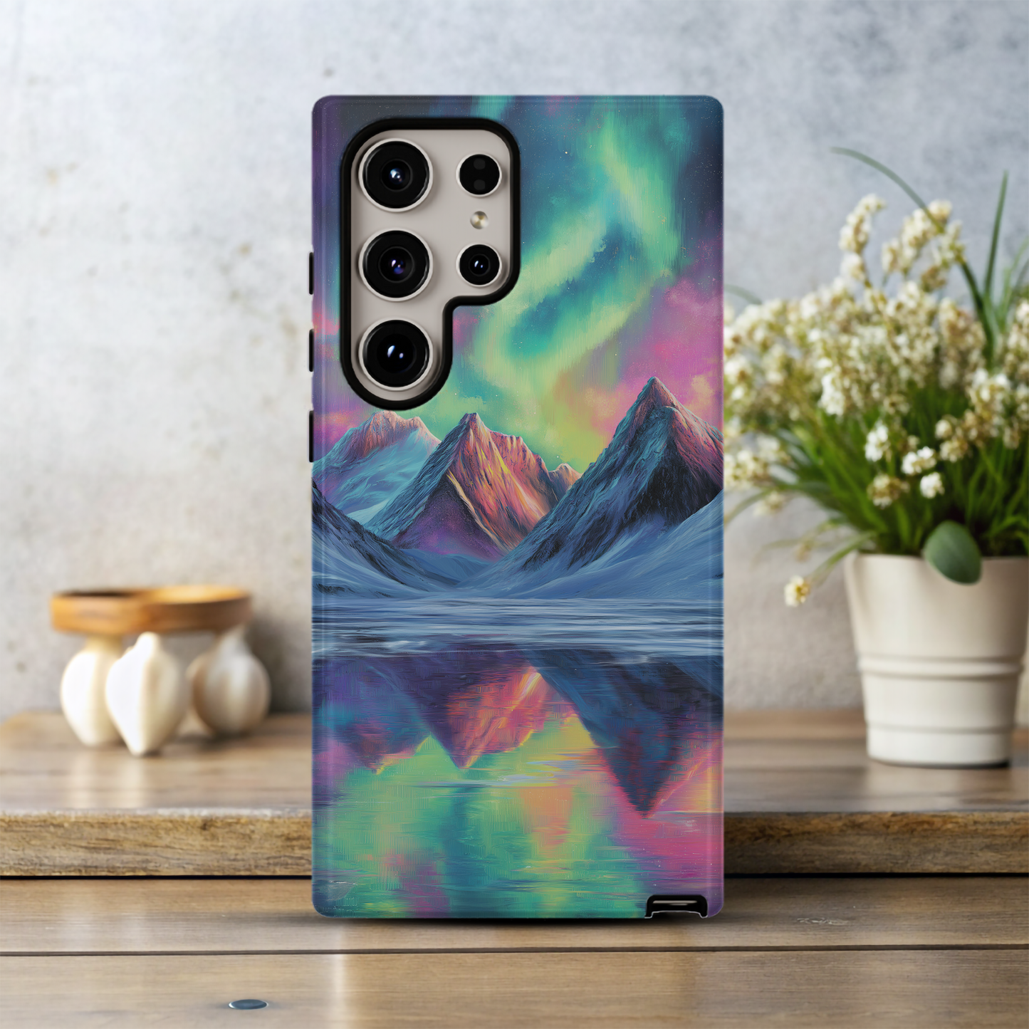 Northern Lights Aurora Phone Case – Celestial Wonder with Everyday Protection