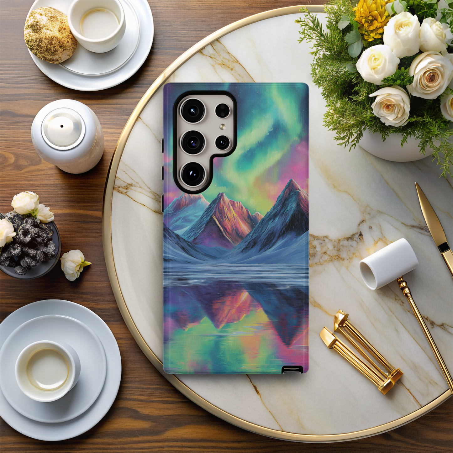 Northern Lights Aurora Phone Case – Celestial Wonder with Everyday Protection