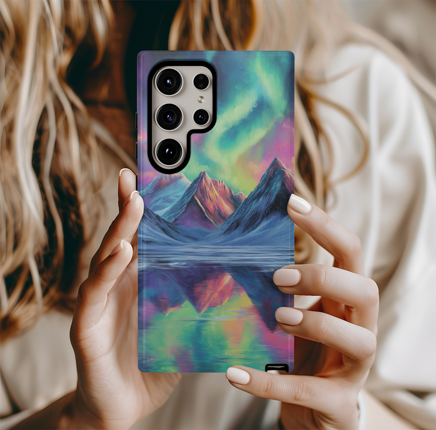 Northern Lights Aurora Phone Case – Celestial Wonder with Everyday Protection