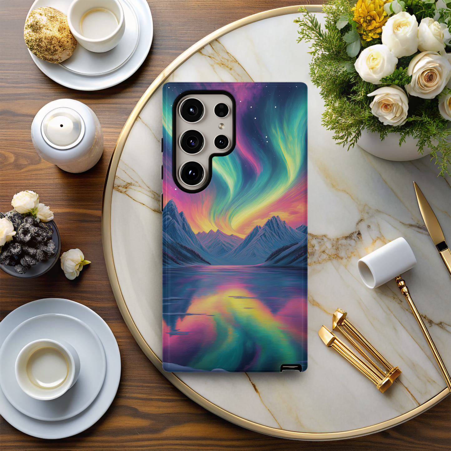 Northern Lights Aurora Phone Case – Celestial Wonder with Everyday Protection