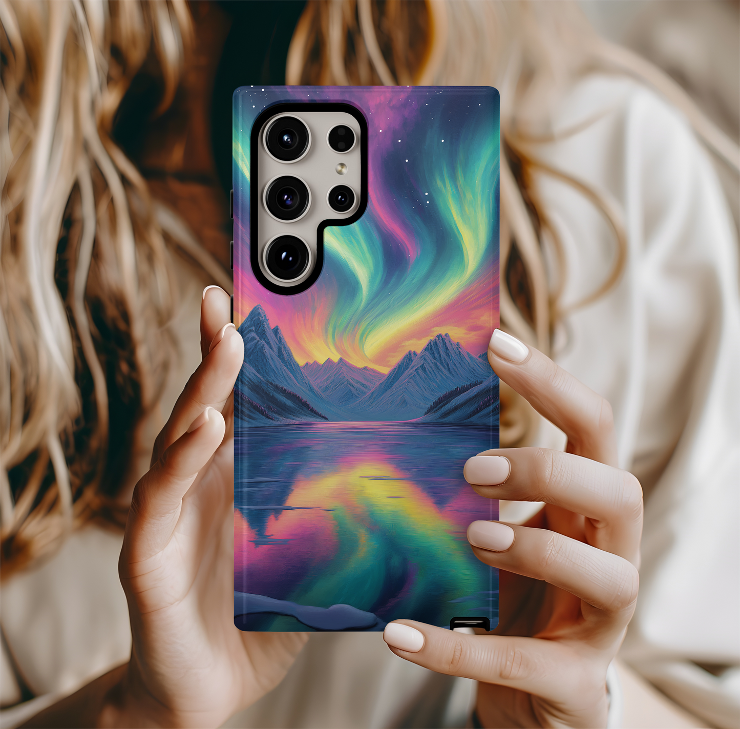 Northern Lights Aurora Phone Case – Celestial Wonder with Everyday Protection