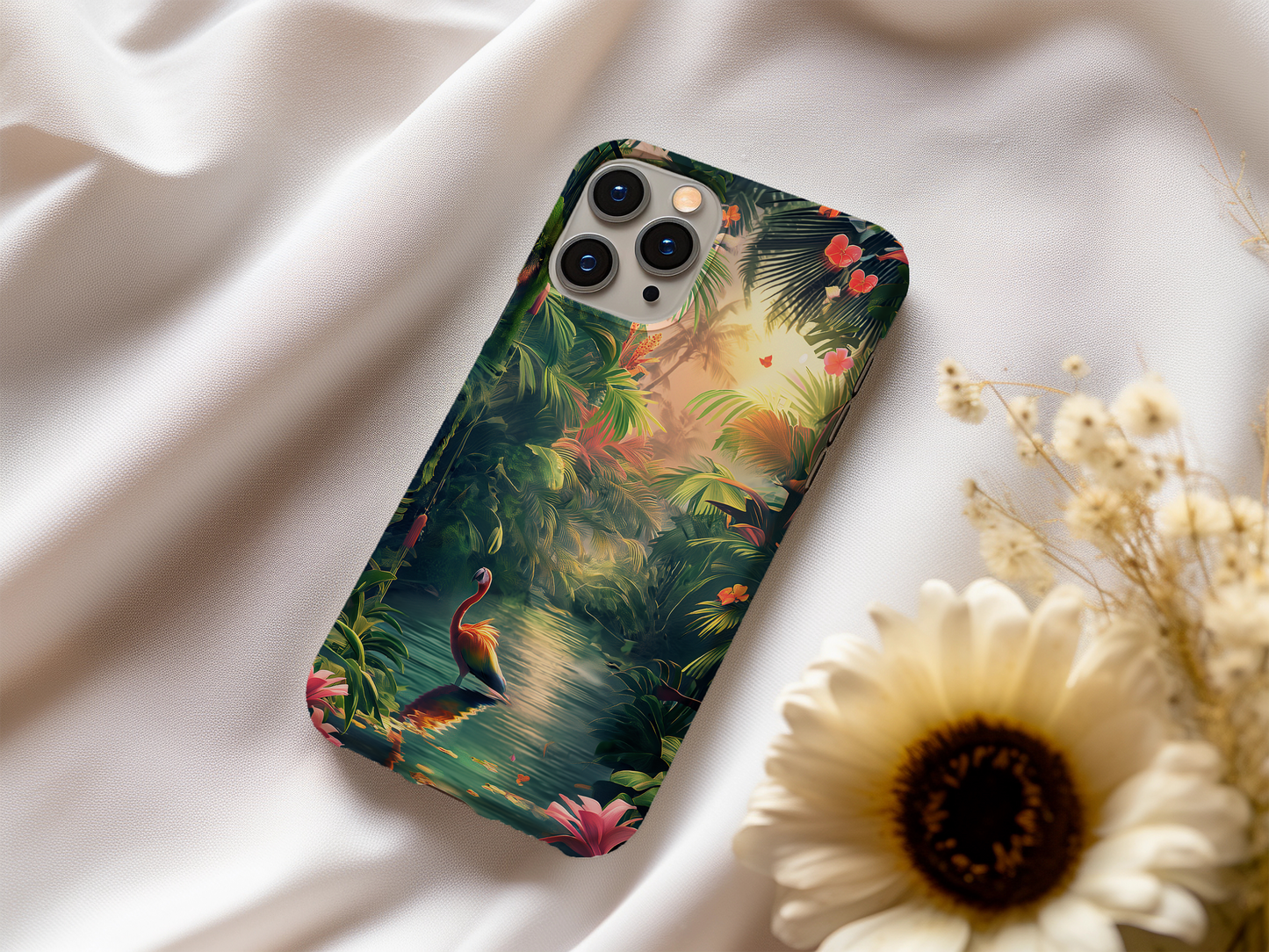 Tropical Paradise Phone Case – Escape to Island Bliss with Everyday Protection