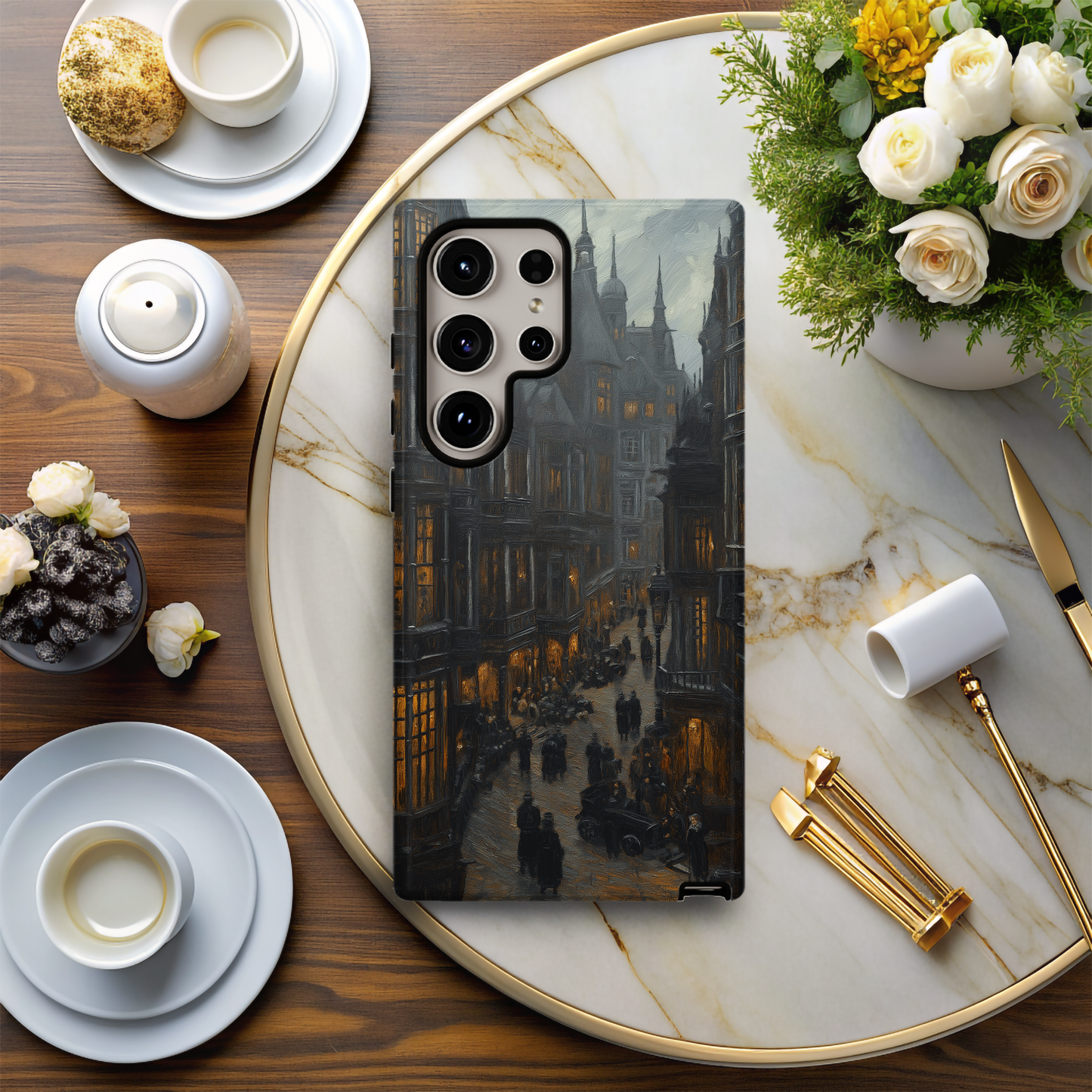 Victorian City Phone Case – Timeless Elegance with Everyday Protection